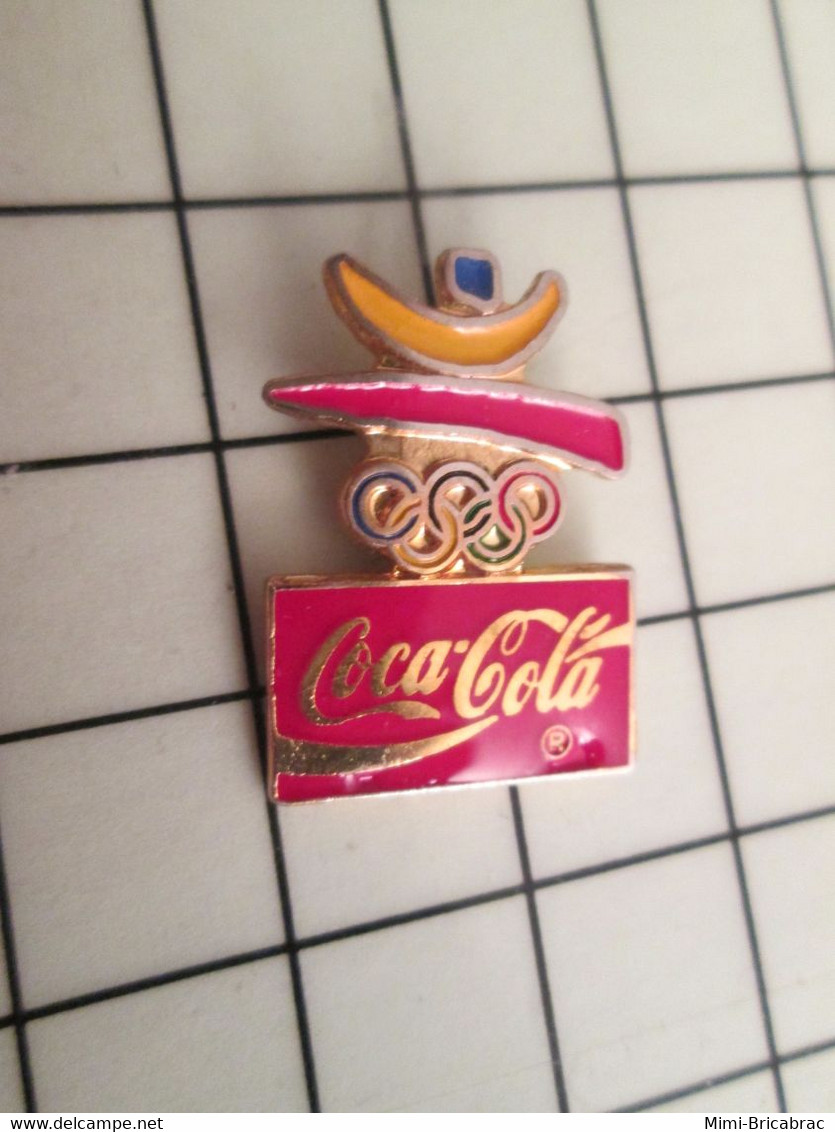 715e Pins Pin's / Rare & Belle Qualité THEME JEUX OLYMPIQUES / BARCELONA 1992 COCA-COLA SPONSOR OFFICIEL Pour Changer ! - Olympische Spiele