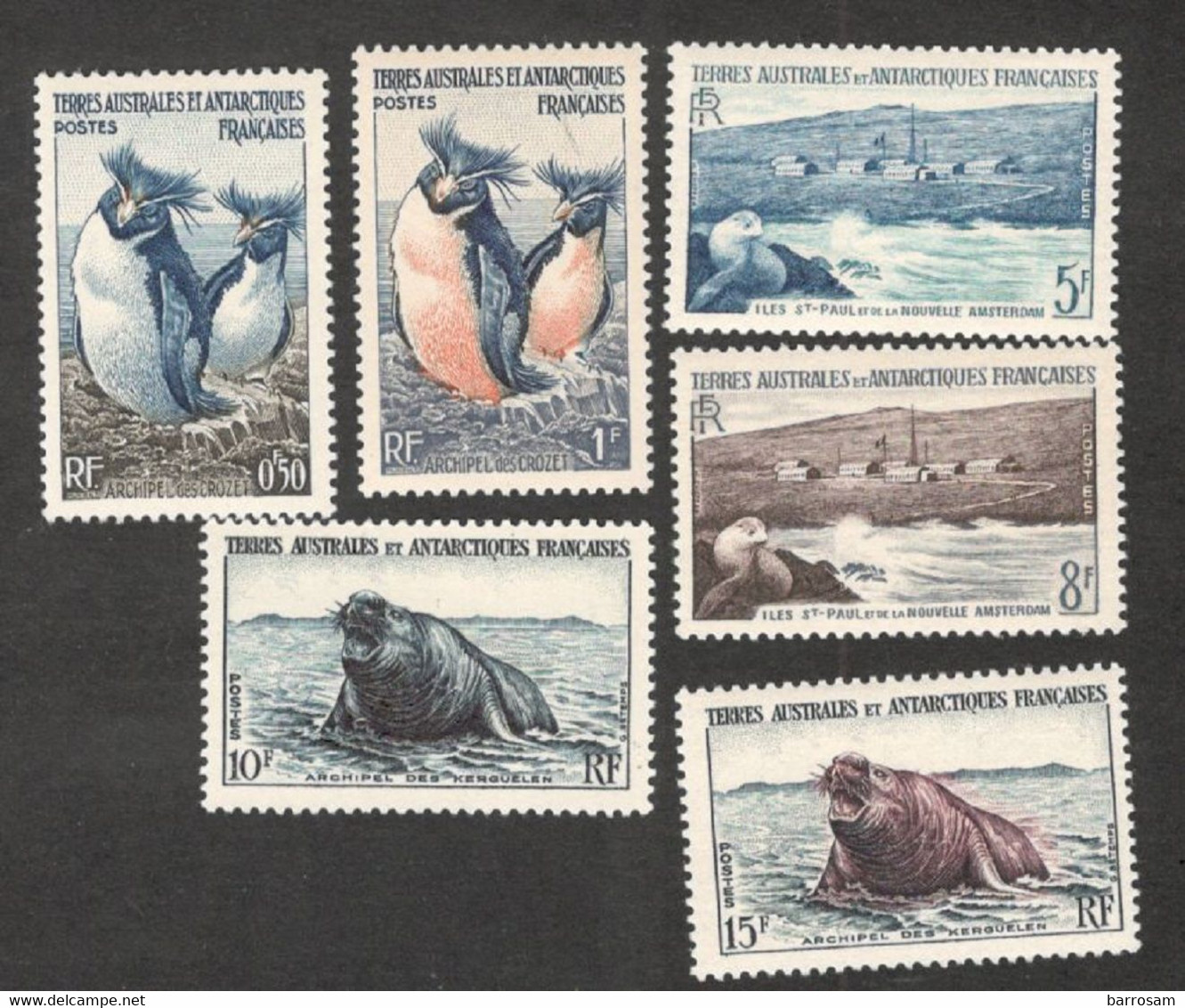 FRENCH SOUTHERN And ANTARCTIC TERRITORIES....1956:Yvert  2-7mnh** Cat.Value $61 - Ungebraucht