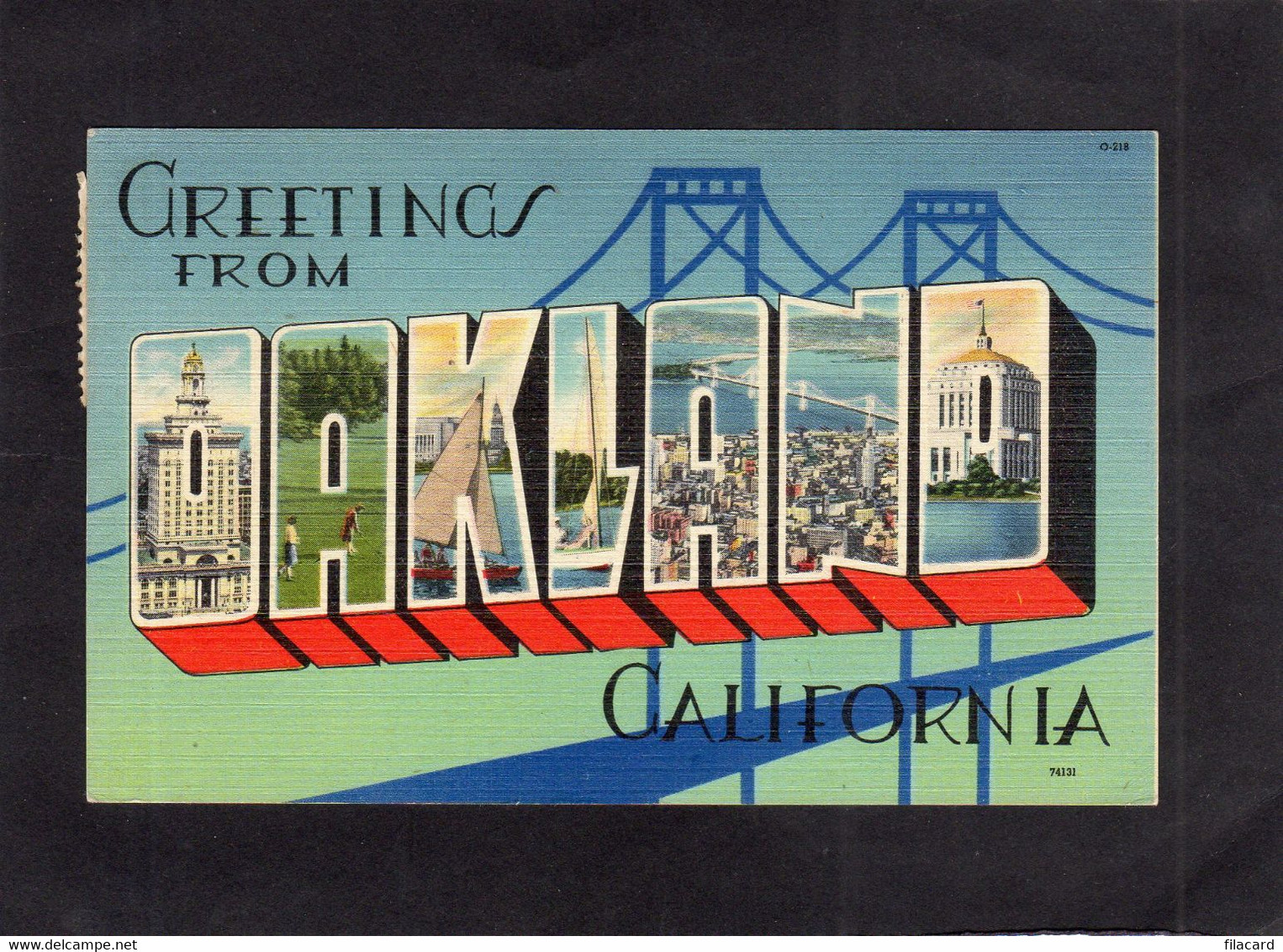 95700    Stati  Uniti,   Greetings  From  Oakland,  California,  VG  1947 - Oakland