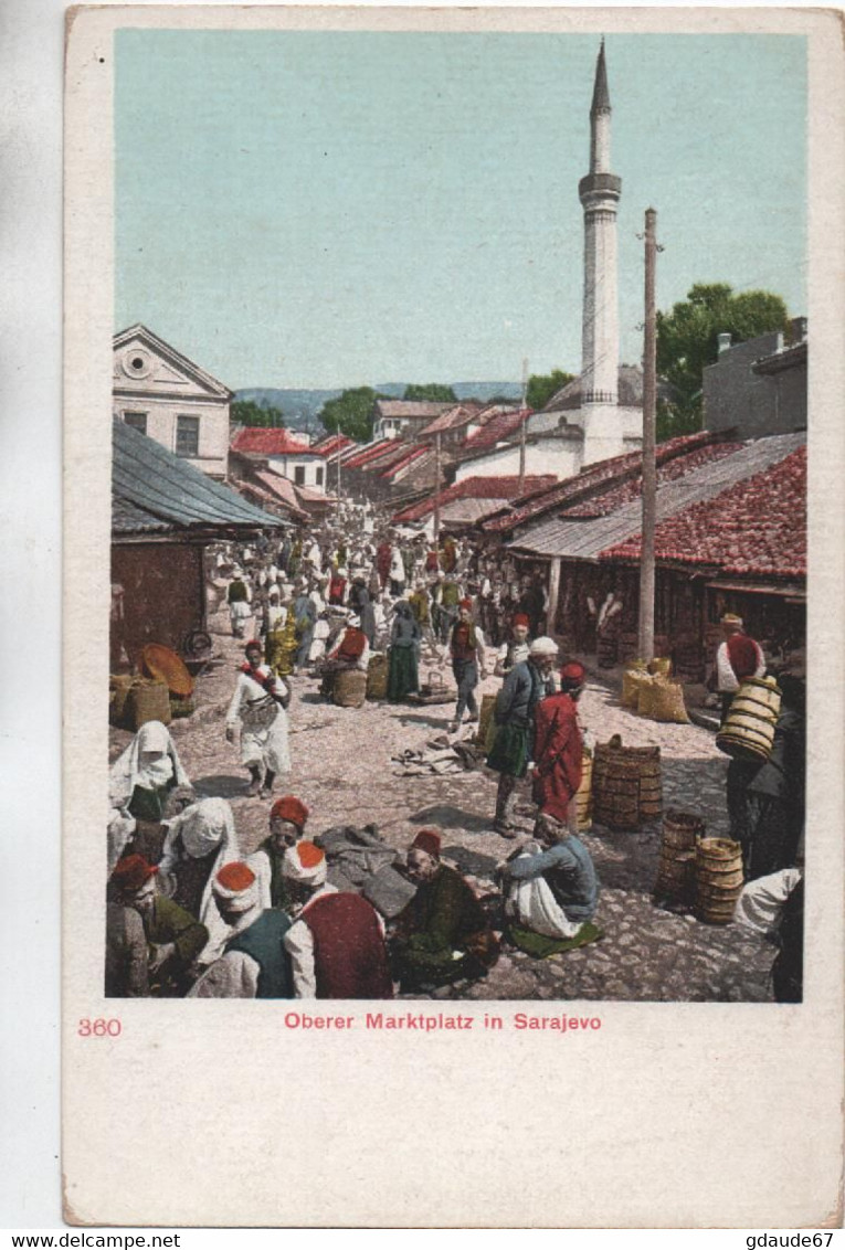 OBERER MARKTPLATZ IN SARAJEVO (BOSNIE HERZEGOVINE) - Bosnie-Herzegovine