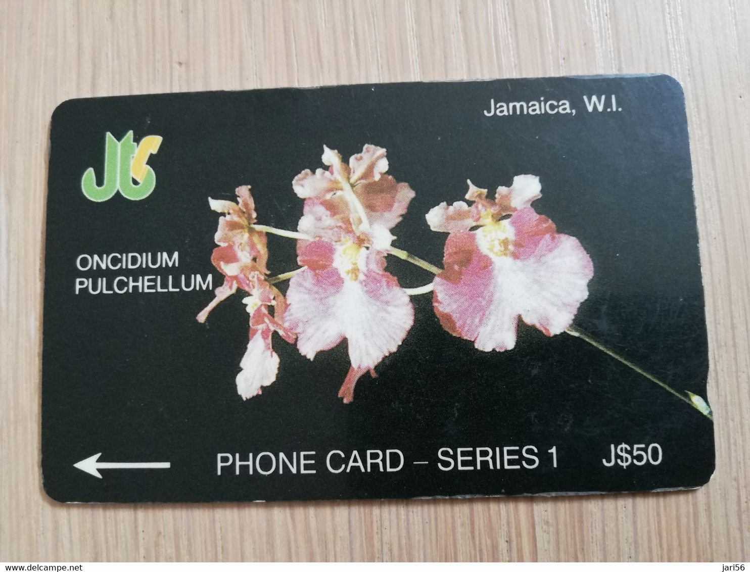 JAMAICA  J$50-  GPT CARD   ONCIDUM PULCHELLUM  CONTROL NR: 11JAMA   Fine Used Card  **3231** - Jamaïque