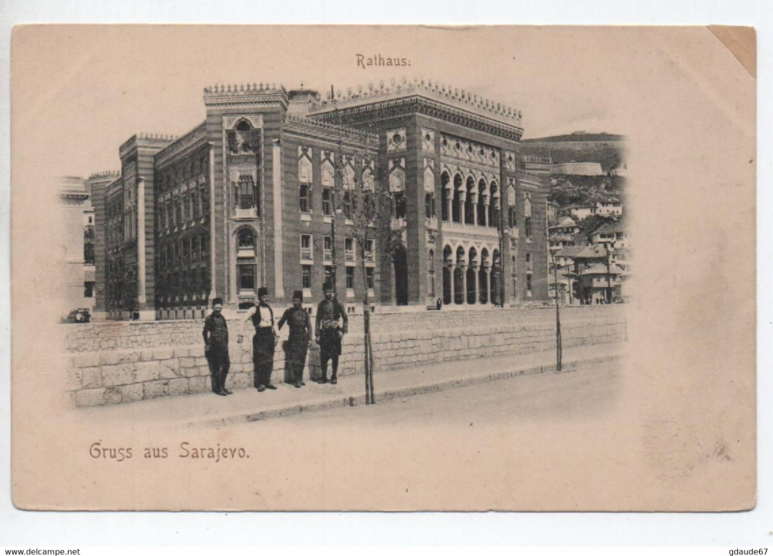 GRUSS AUS SARAJEVO (BOSNIE HERZEGOVINE) - RATHAUS - Bosnie-Herzegovine