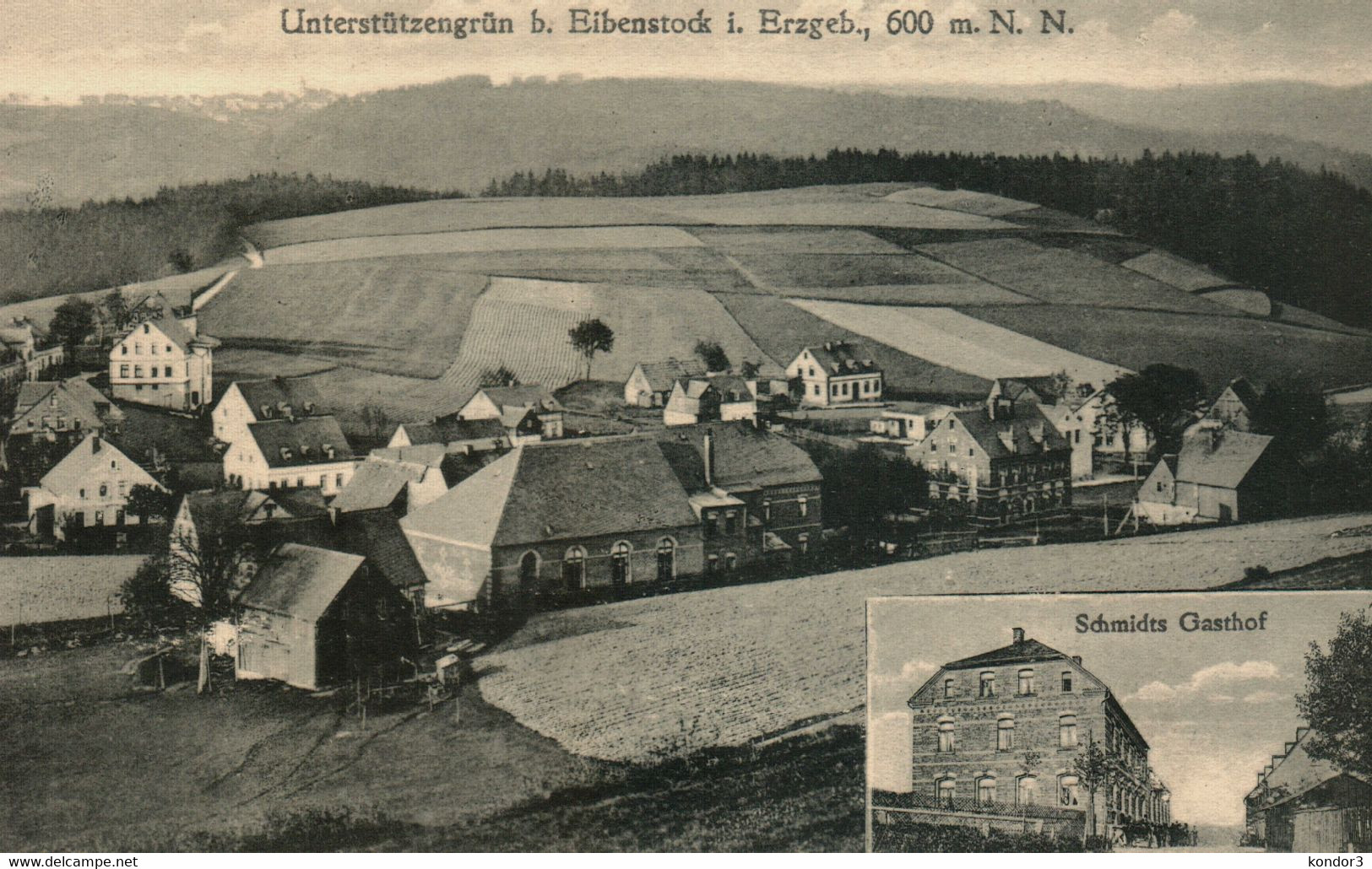 Unterstützengrün Bei Eibenstock. Schmidts Gasthof - Eibenstock