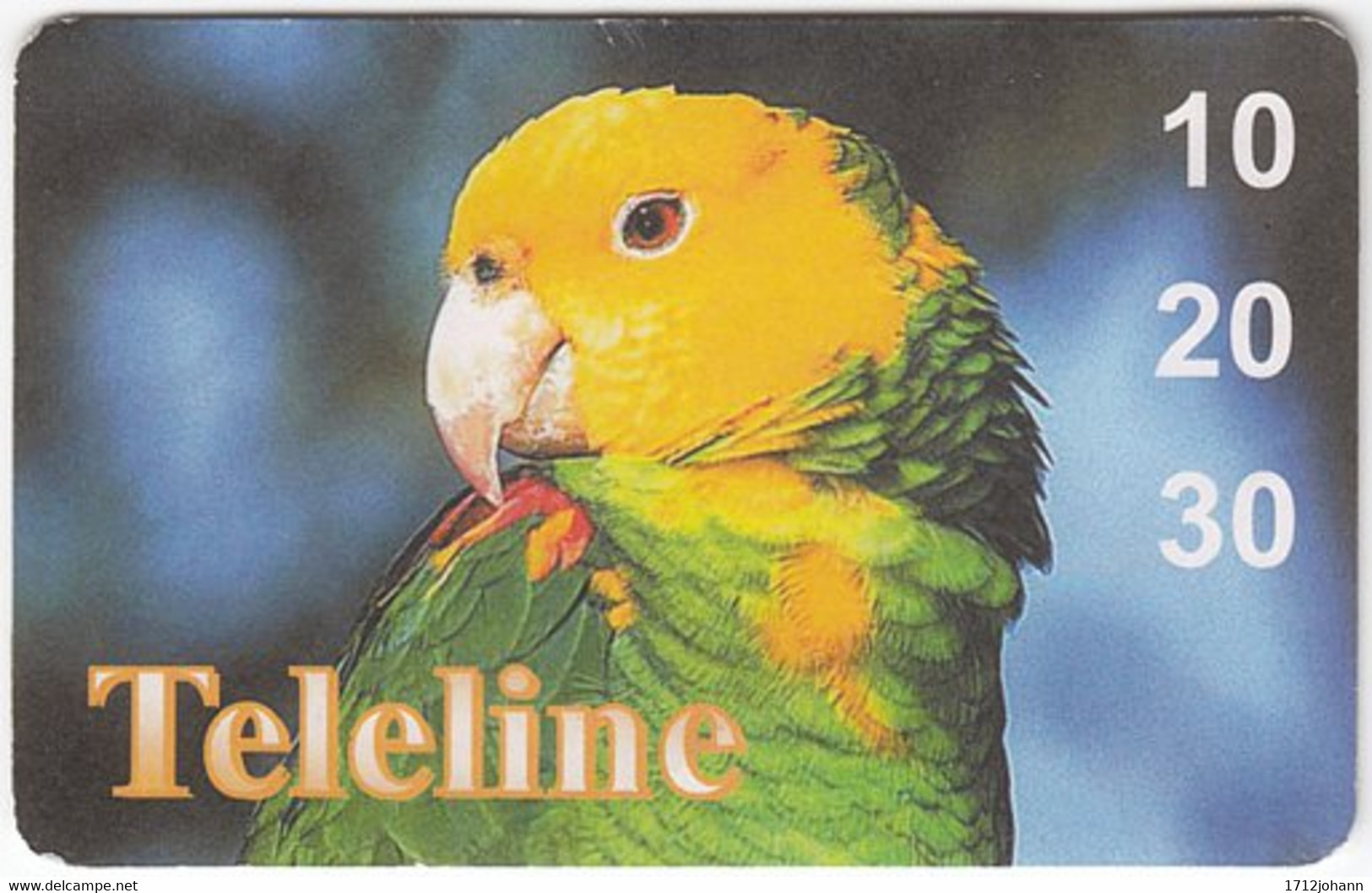 SWITZERLAND D-775 Prepaid Teleline - Animal, Bird, Parrot - Used - Suisse