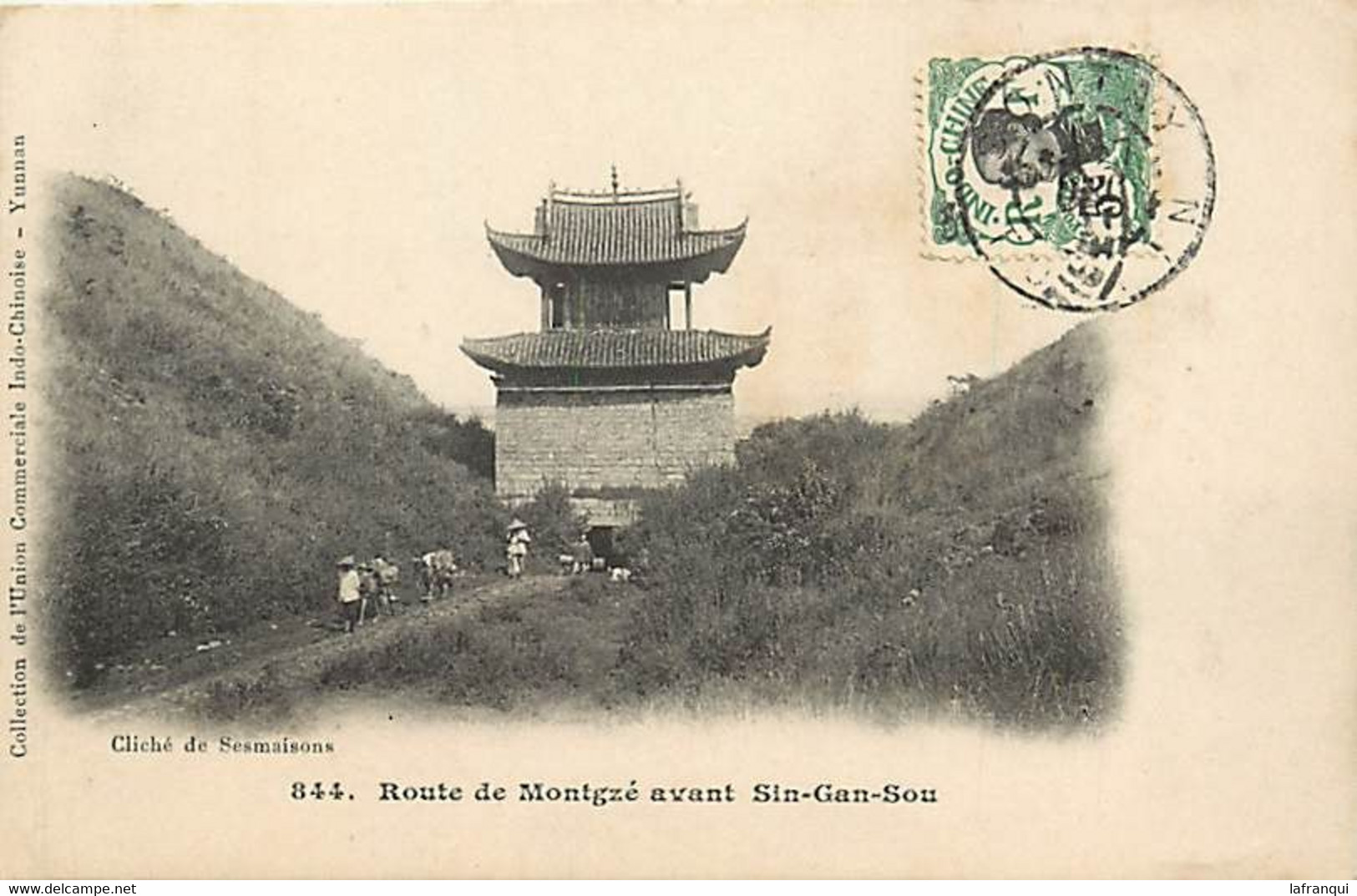 Pays Div- Ref X990- Viet-nam - Chine -   Route De Montgze Avant Sin Gan Sou - Chine - China - - Cina