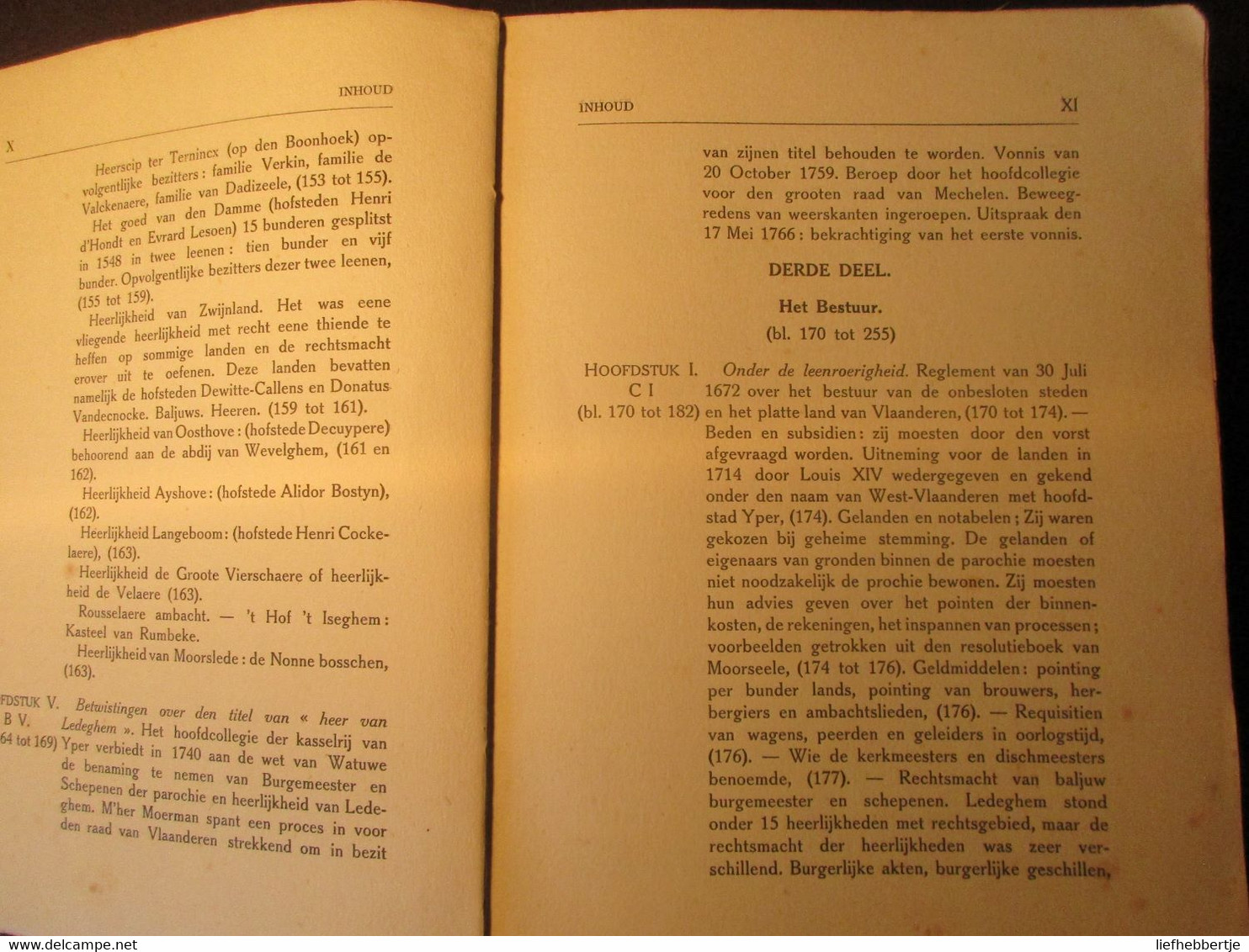 (Ledegem) Geschiedenis van Ledeghem - door Mussely en Buysschaert - originele uitgave van 1912