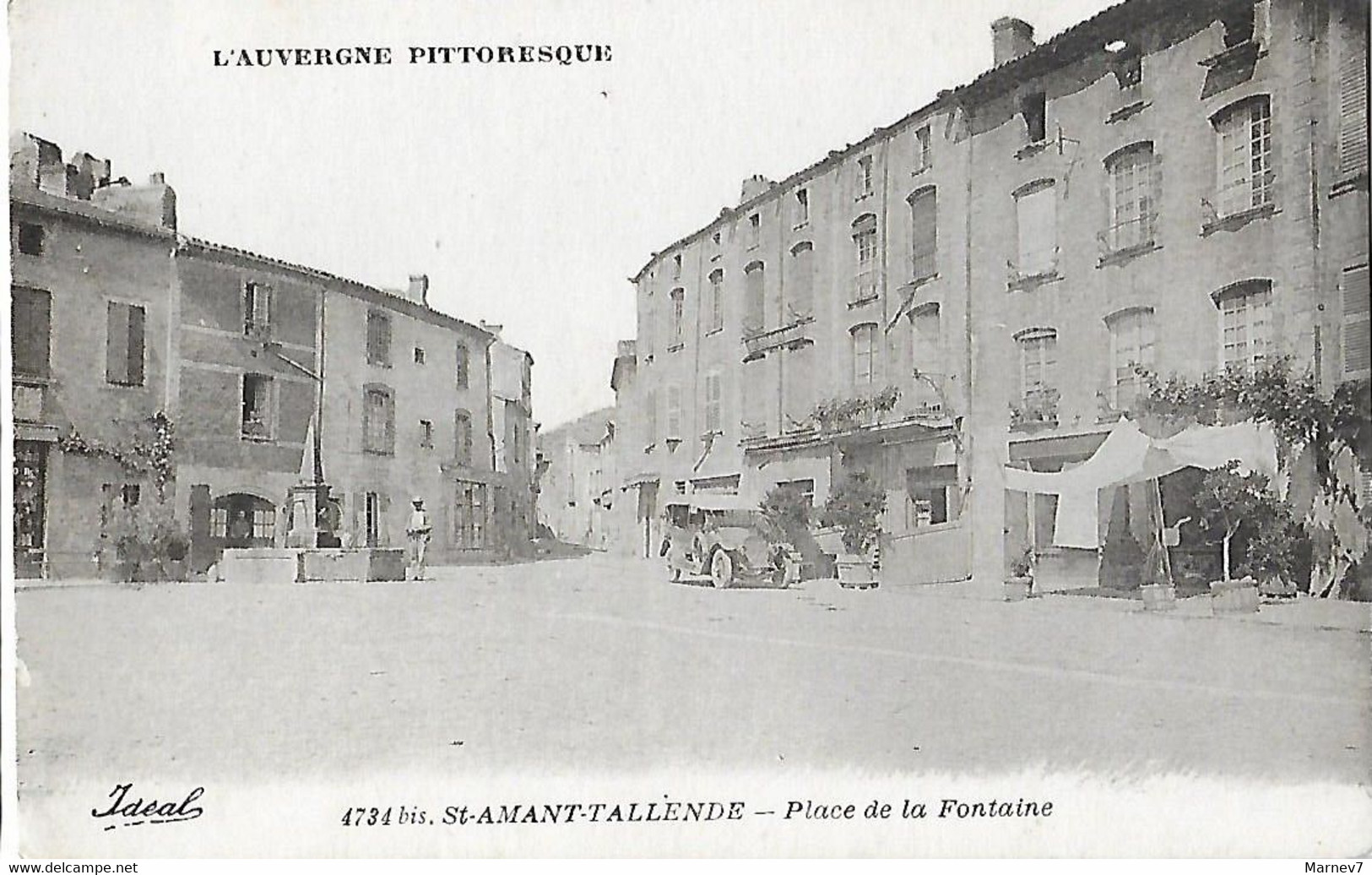 63 - Puy De Dôme - St SAINT AMANT TALLENDE - Place De La Fontaine -  L'Auvergne Pittoresque - - Other & Unclassified