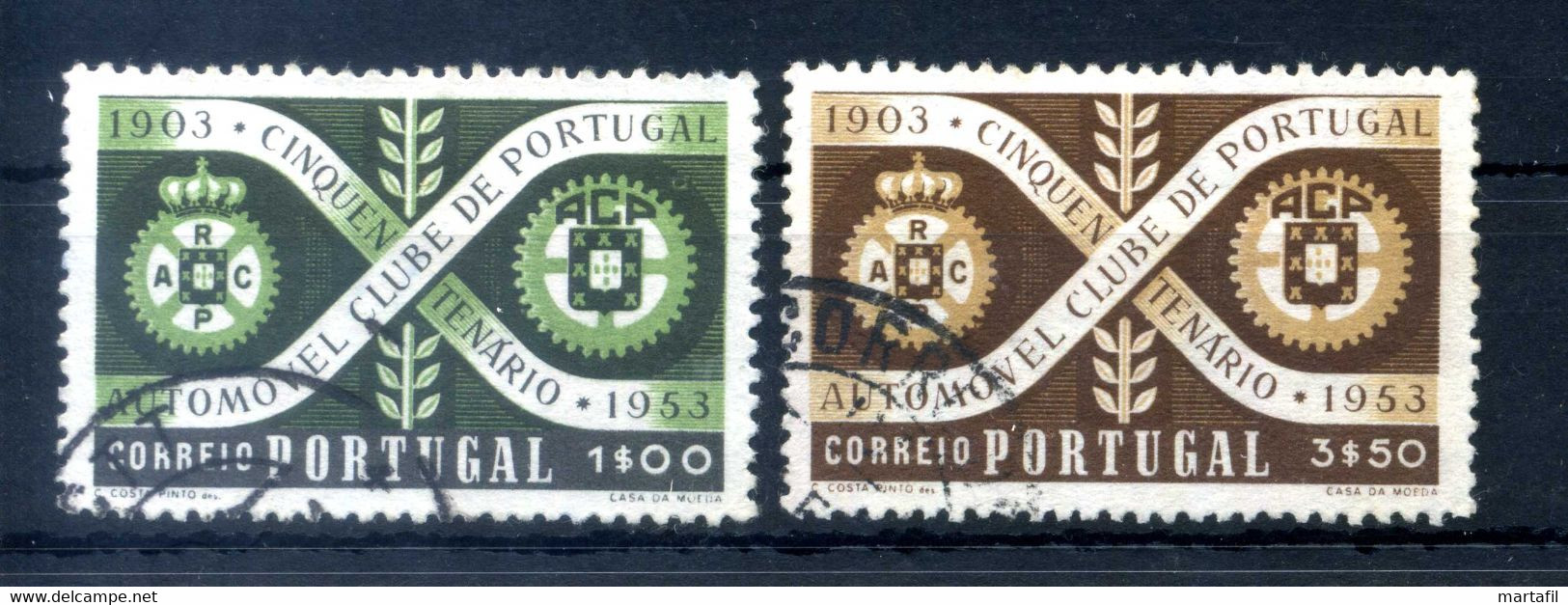 1953 PORTOGALLO SET USATO - Oblitérés