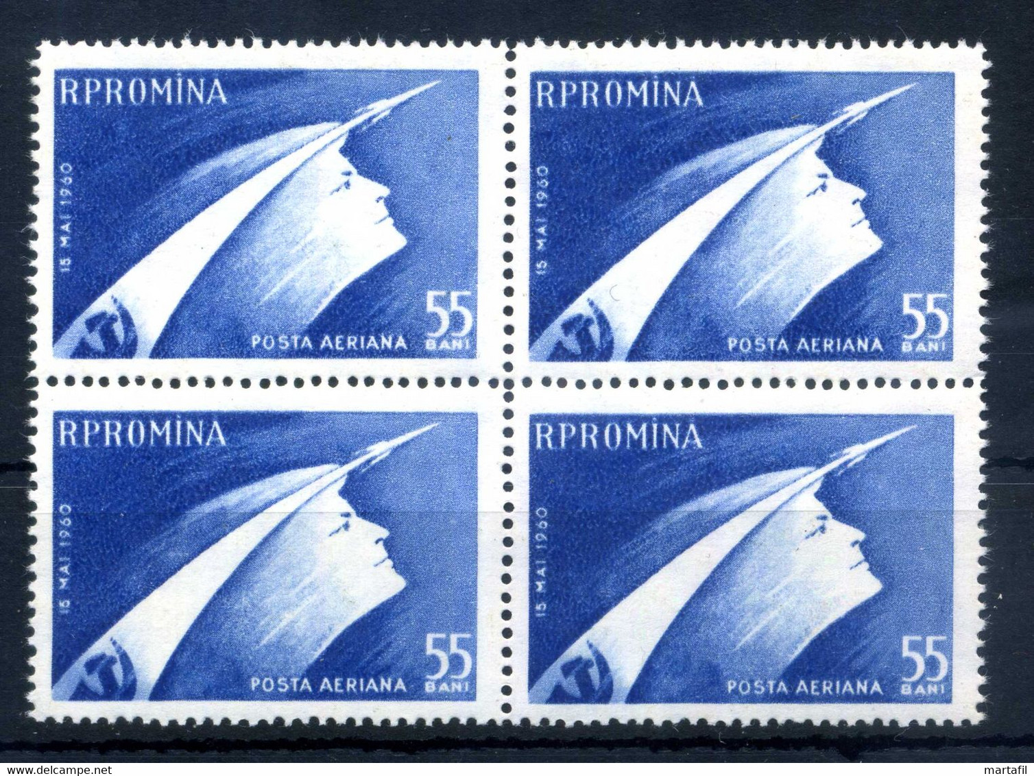 1960 ROMANIA SET MNH ** Blocco Di 4 - Unused Stamps