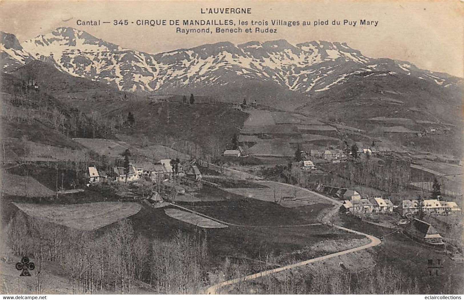 Menailles         15         Les Trois Villages Au Pied Du Puy Mary     (voir Scan) - Autres & Non Classés