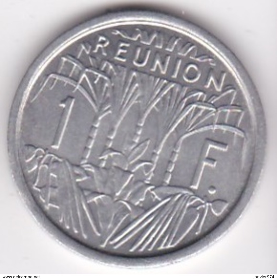 ILE DE LA REUNION. 1 FRANC 1973 . ALUMINIUM - Reunión