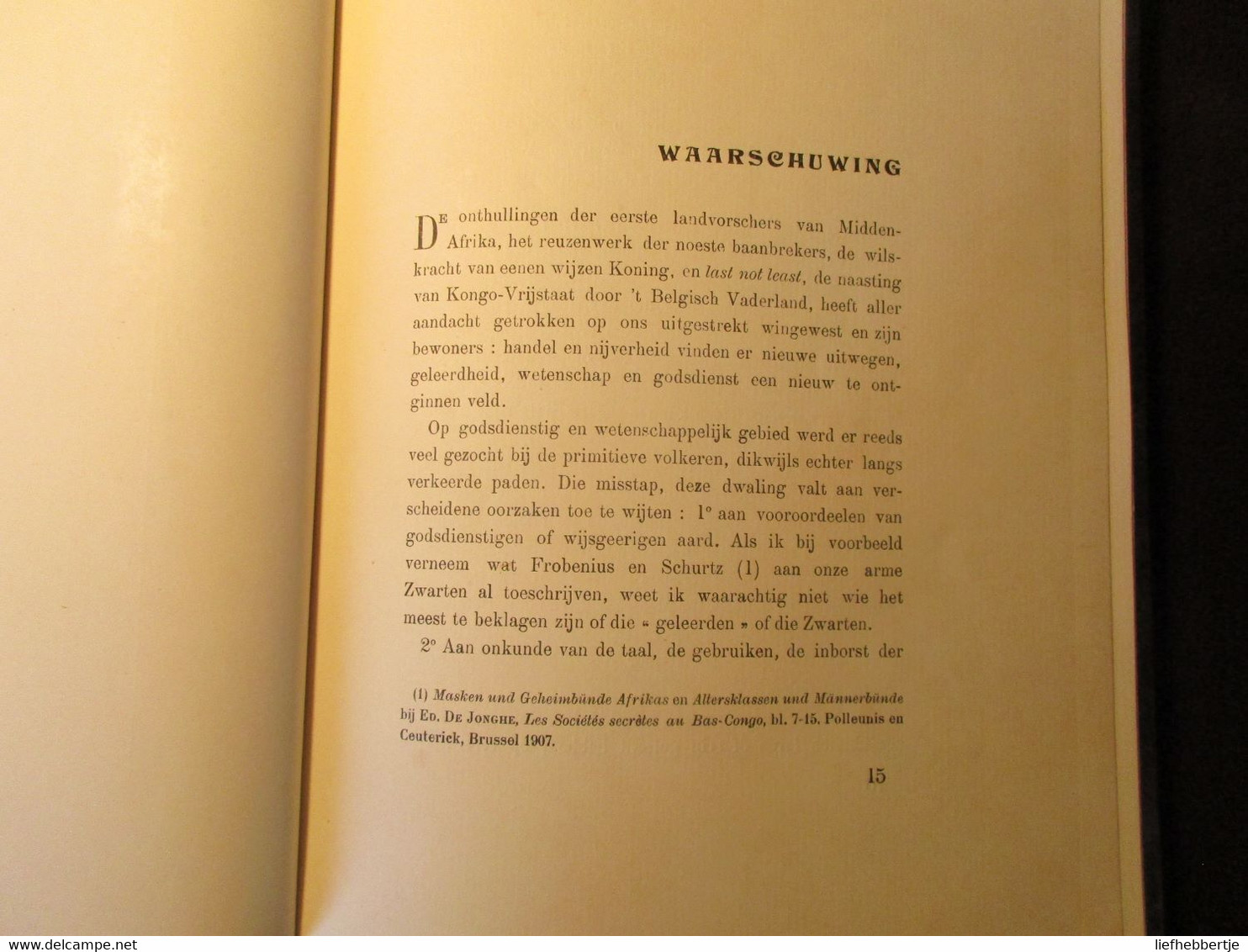 De geheime sekte der Bakhimba's - Khimba - Mayombe land - Congo - Kongo - Zaïre