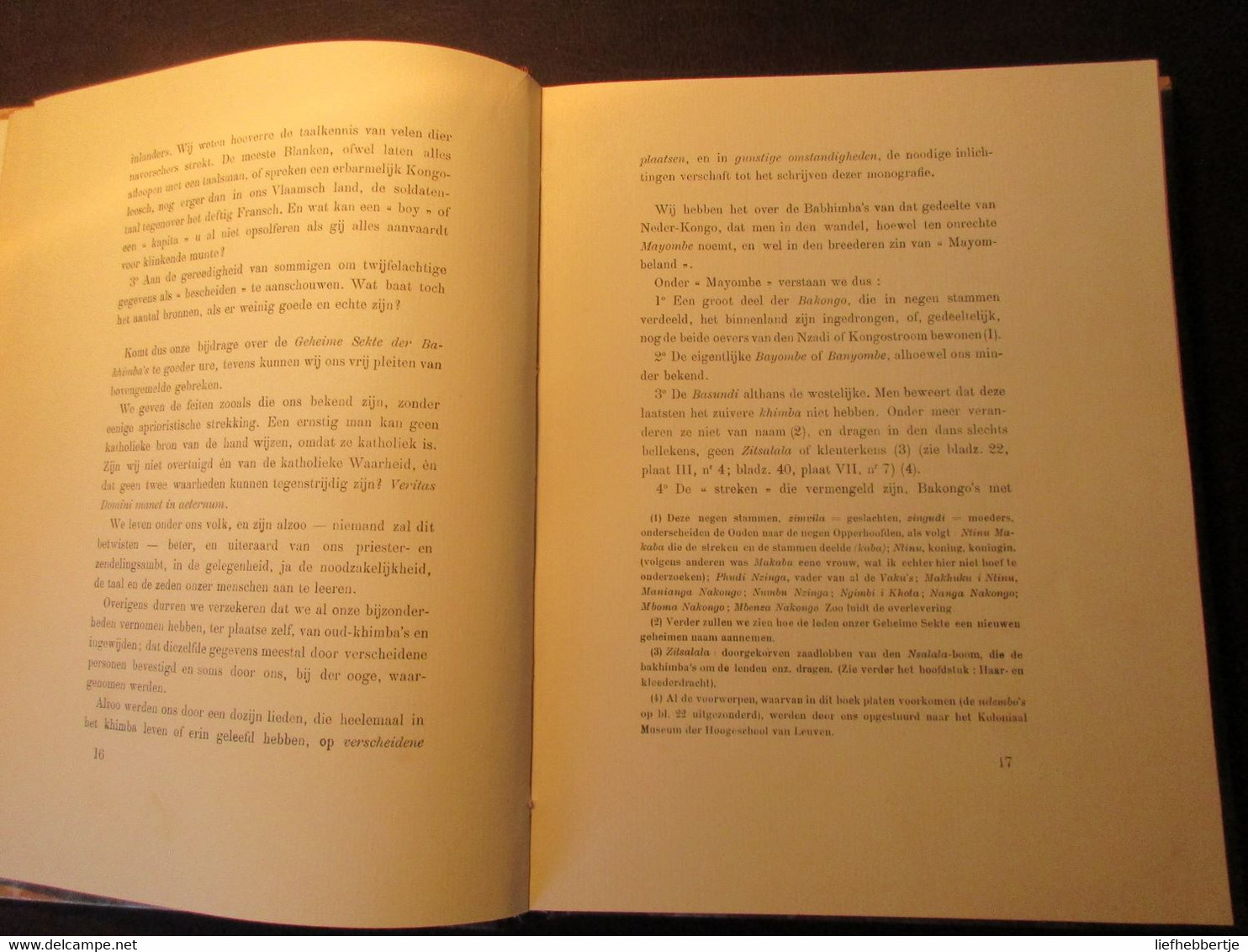 De geheime sekte der Bakhimba's - Khimba - Mayombe land - Congo - Kongo - Zaïre