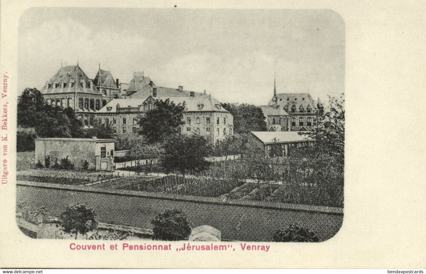 Nederland, VENRAY, Couvent Et Pensionnat Jerusalem (1910s) Ansichtkaart - Venray