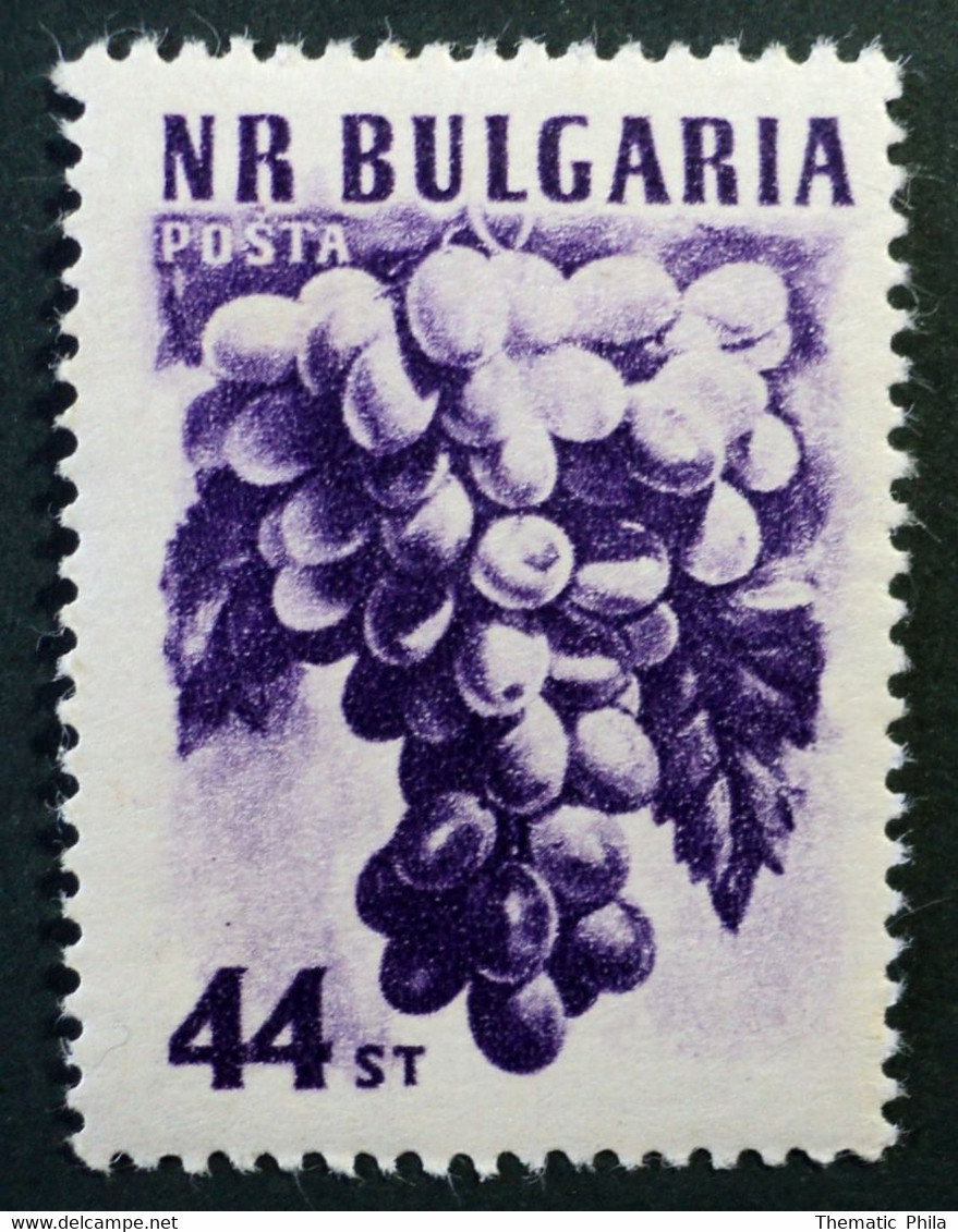 1956 Bulgaria Mnh -  Uva Raisin Grapes Grape Traube - - Andere & Zonder Classificatie