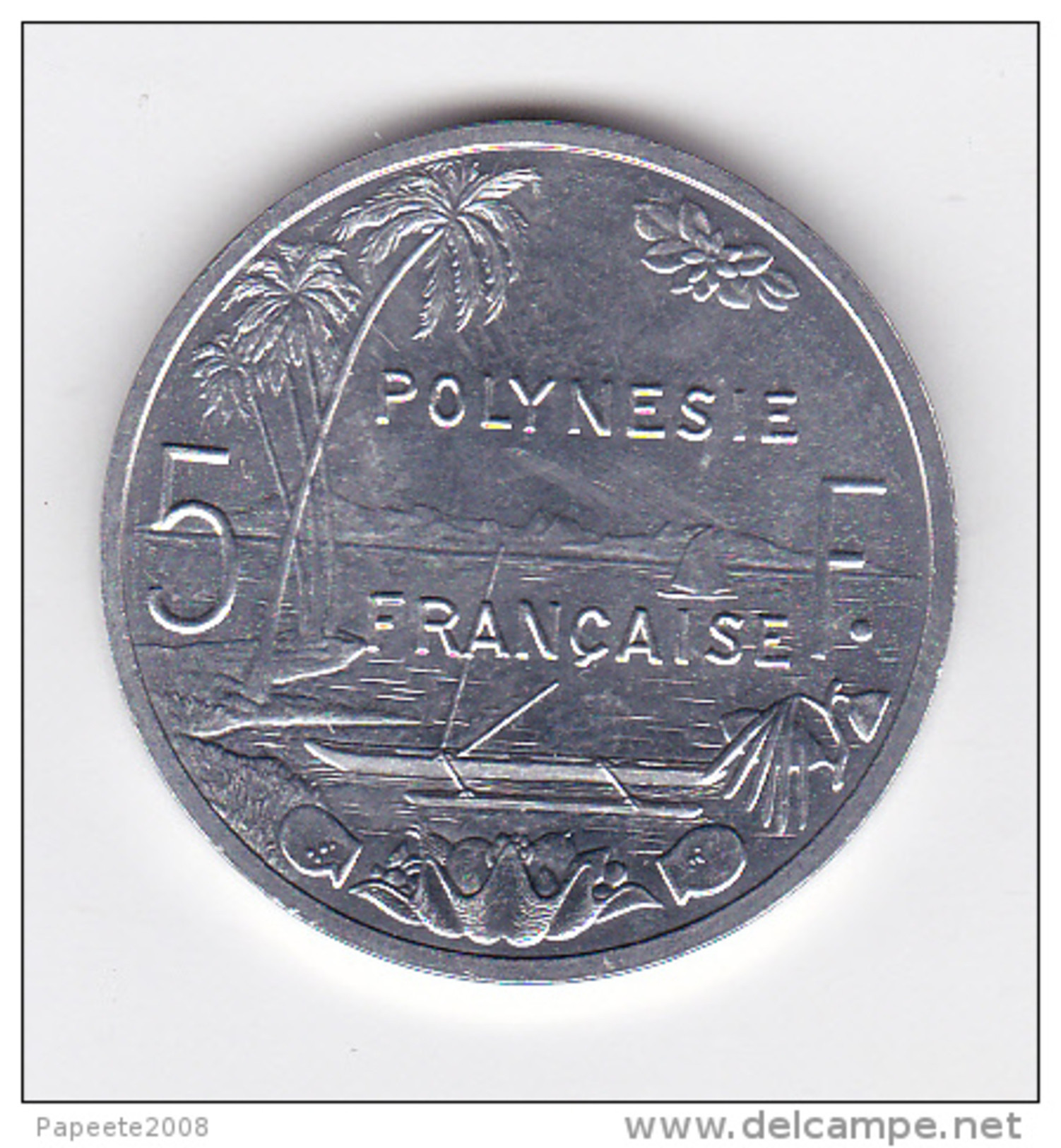 Polynésie Française - Pièce De 5 FCFP - 2011 - SUP++ (jamais Circulée) - French Polynesia