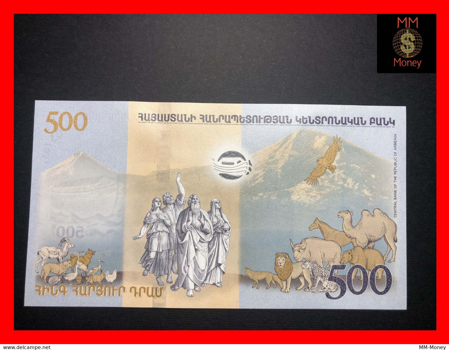 ARMENIA 500 Dram 2017 P. 60 *COMMEMORATIVE* UNC   [MM-Money] - Armenia