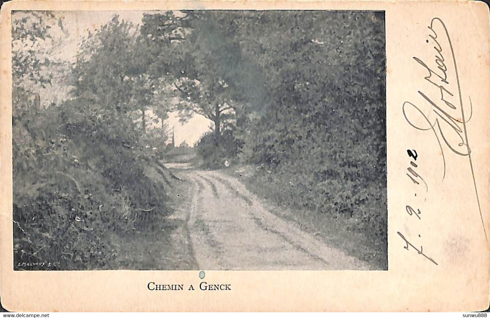 Chemin à Genck Genk (1902) - Genk