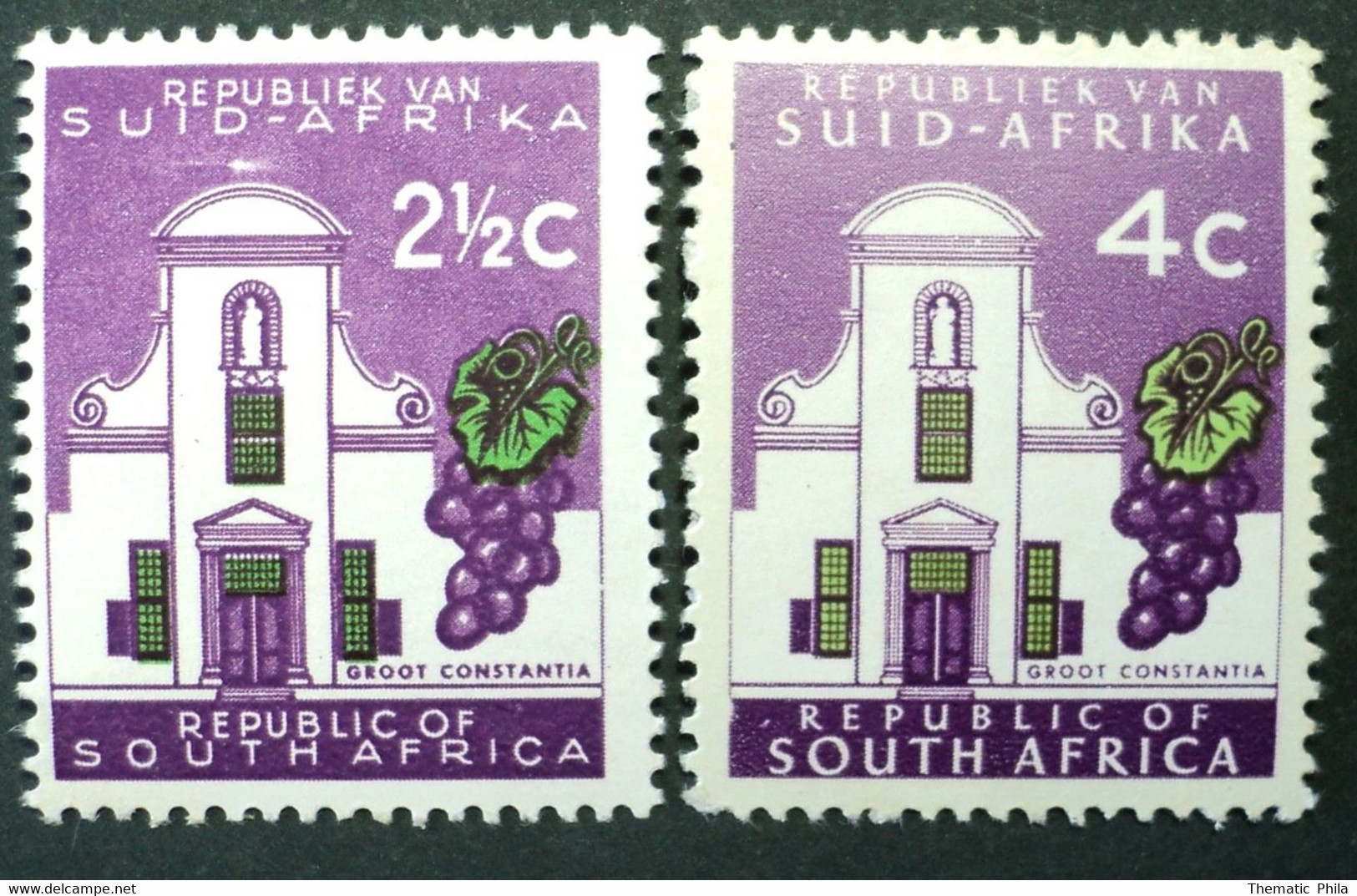 RSA  Mnh -  Uva Raisin Grapes Grape Traube - Wine Winery Vin Vins Vino - Groot Constantia - Different Designs - Other & Unclassified