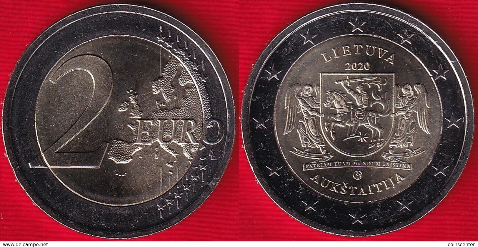 Lithuania 2 Euro 2020 "Aukstaitija - Ethnographical Regions" BiMetallic UNC - Litauen