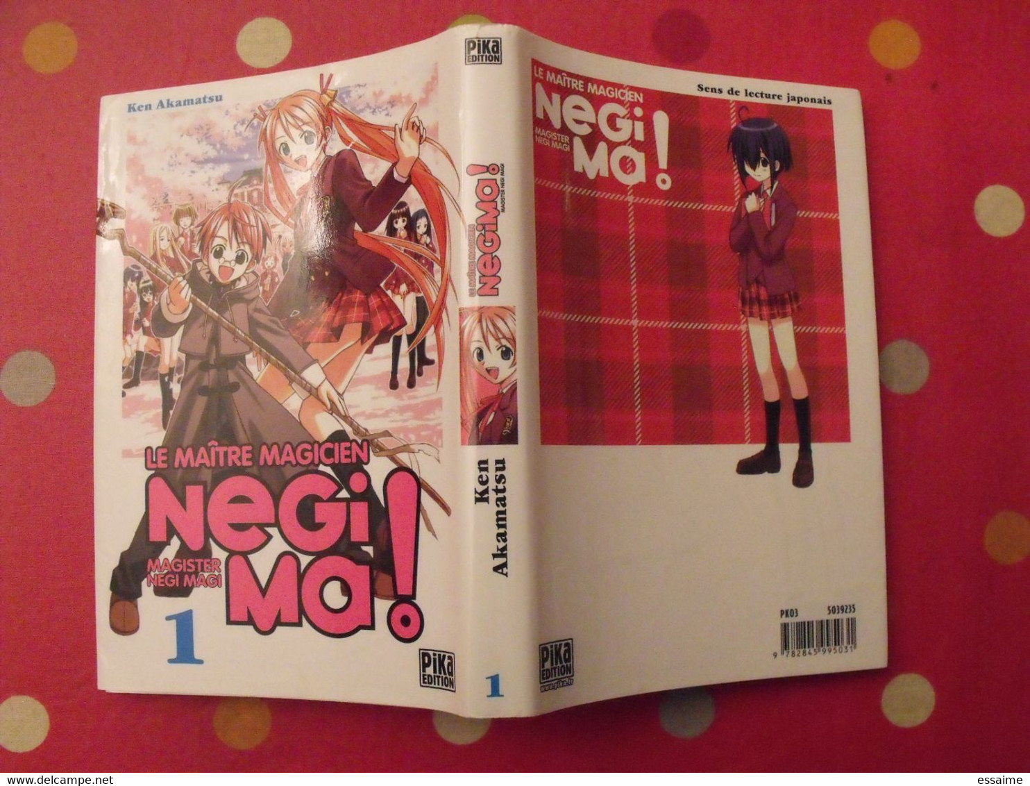 Lot Des N° 1 à 9 De "le Maître Magicien Negi Ma !". Ken Akamatsu. Pika édition 2006-07. Magi - Mangas [french Edition]