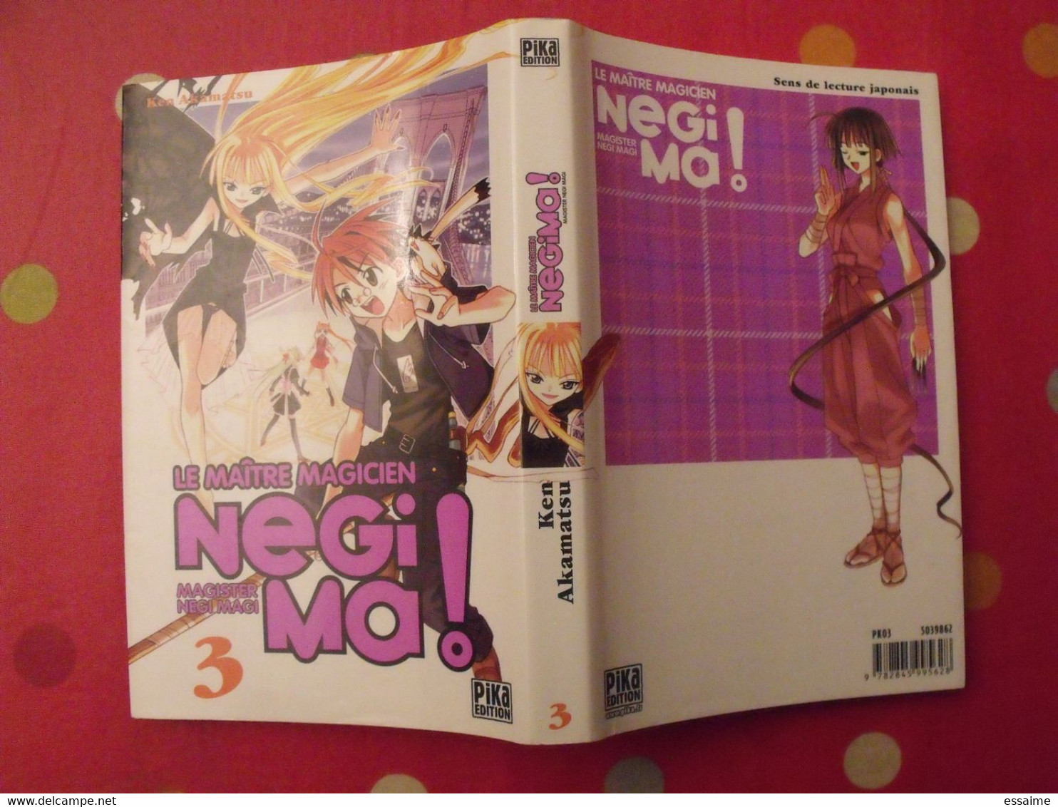 Lot Des N° 1 à 9 De "le Maître Magicien Negi Ma !". Ken Akamatsu. Pika édition 2006-07. Magi - Mangas (FR)