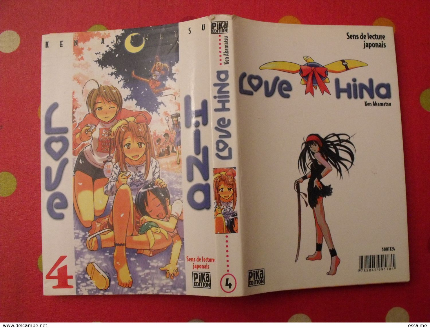 Lot De 12 Tomes De "Love Hina". Ken Akamatsu. Pika édition 2002-04. - Mangas Version Francesa