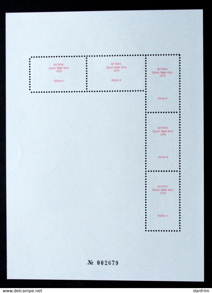 Greenland Thule New Printing Danish Red Cross  Miniature Sheet Block  MNH** ( Lot 349) - Thule