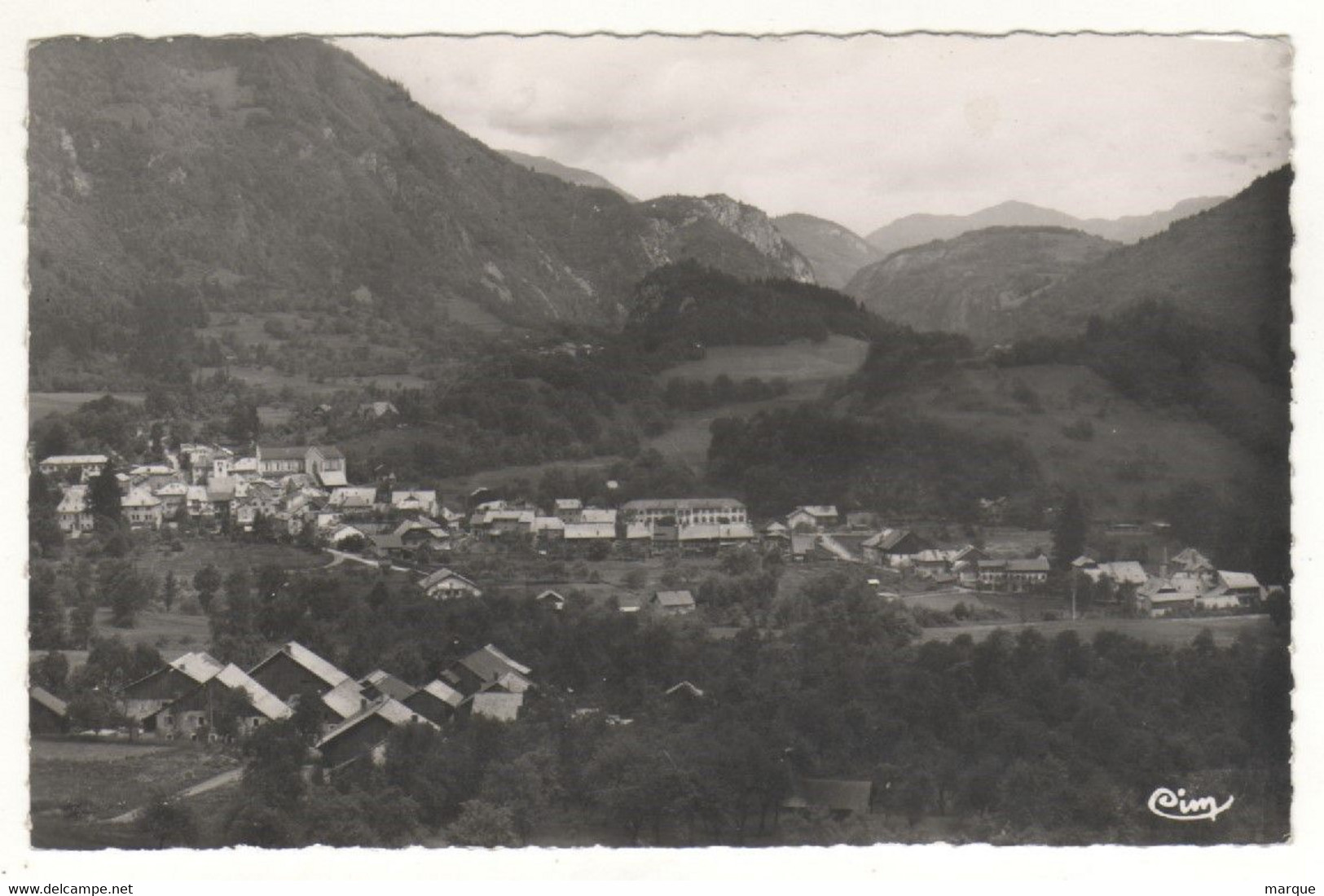 Cpsm N° 2 SAINT JEOIRE EN FAUCIGNY Vue Générale - Saint-Jeoire