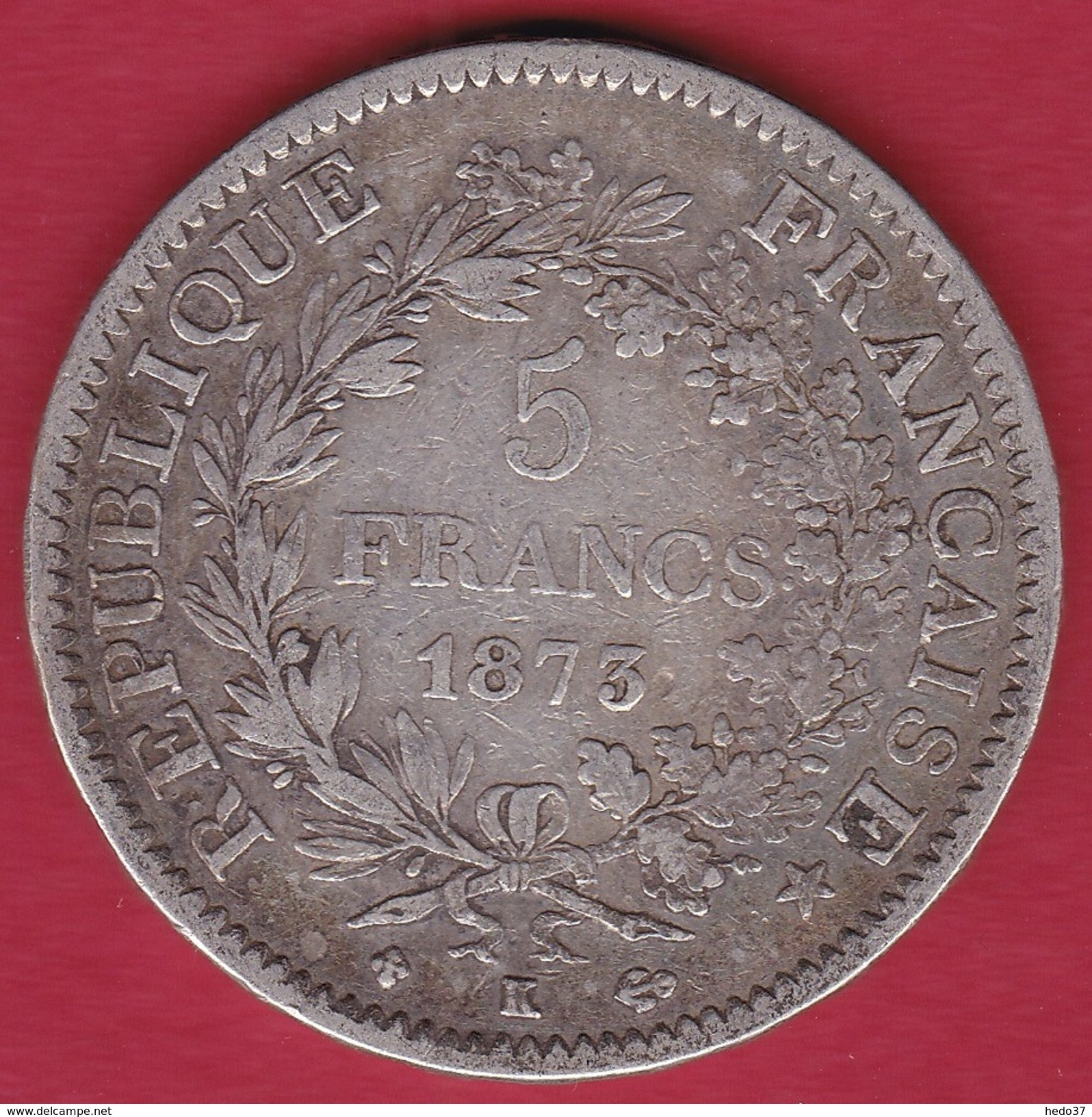 France 5 Francs Hercule 1873 K - Other & Unclassified