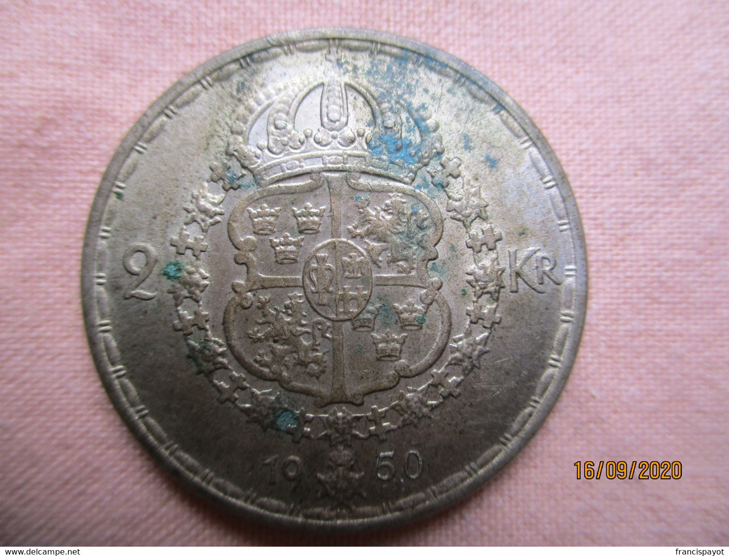 Sweden: 2 Kronor 1950 - Svezia