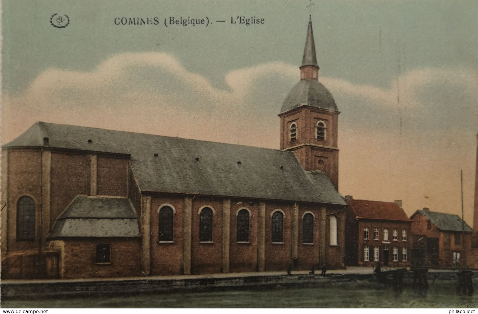Comines (Belgique) Komen // Eglise 19?? Rare - Komen-Waasten