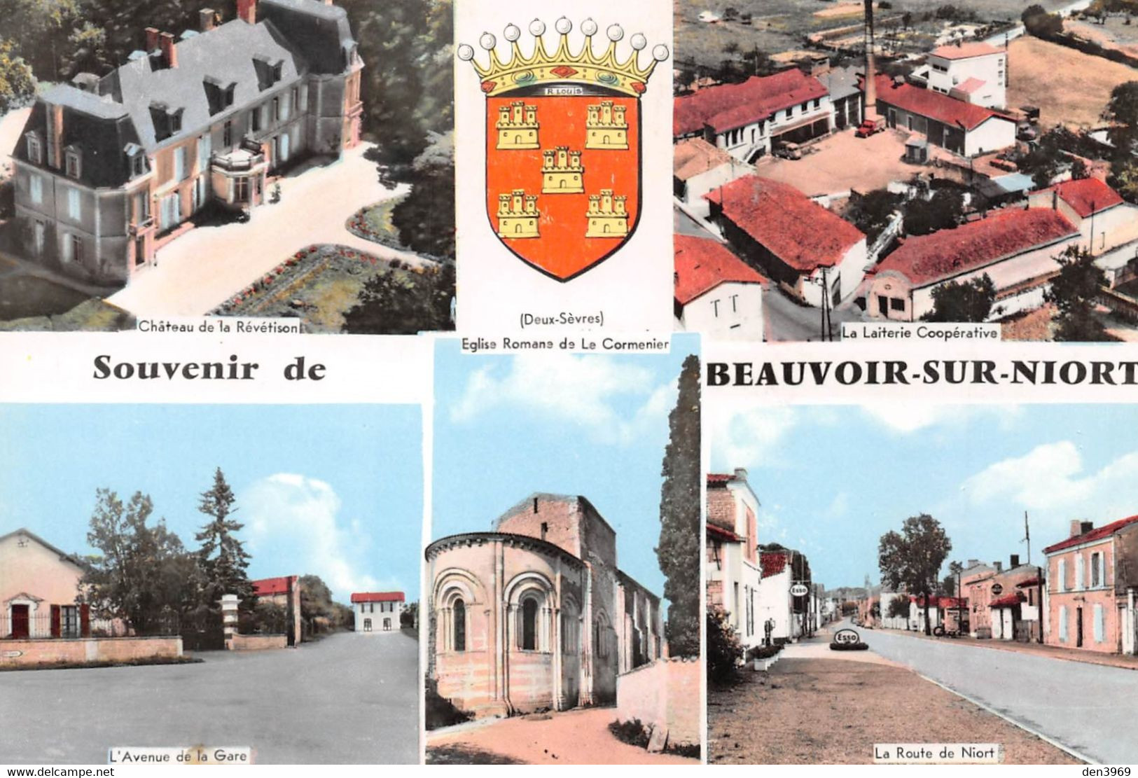 BEAUVOIR-sur-NIORT - Château De La Révétison - Laiterie Coopérative - Eglise Romane De Le Cormenier - Avenue De La Gare - Beauvoir Sur Niort