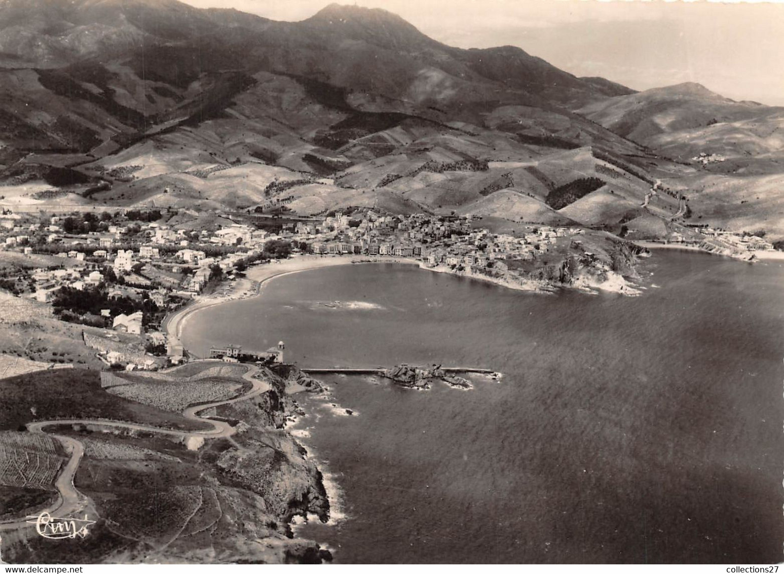 66-BANYULS- CÔTE VERMEILLE- VUE PANORAMIQUE AERIENNE - Banyuls Sur Mer