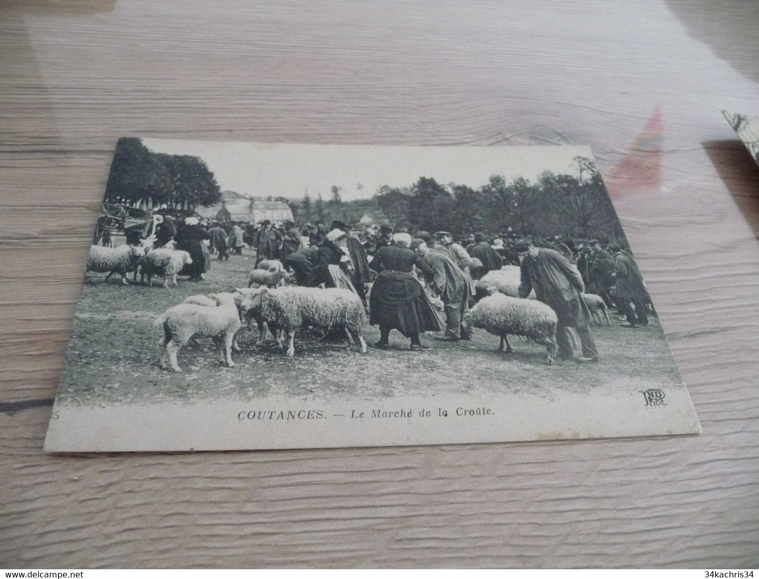 CPA 50 Manche Coutances Marché De La Croûte - Coutances