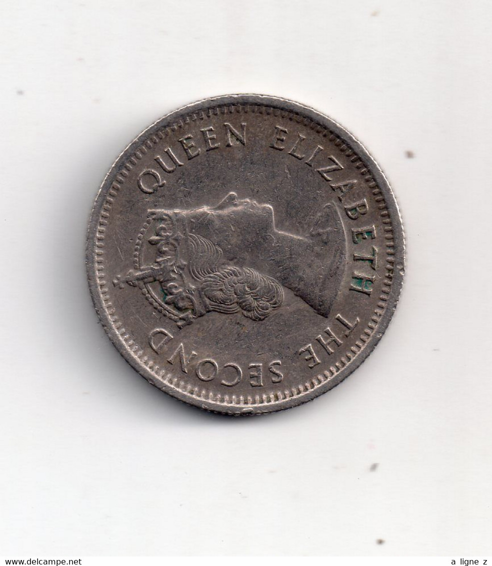 REF MON6 Monnaie Coin British Carribean Territories 10 Cents 1965 - Britse Maagdeneilanden