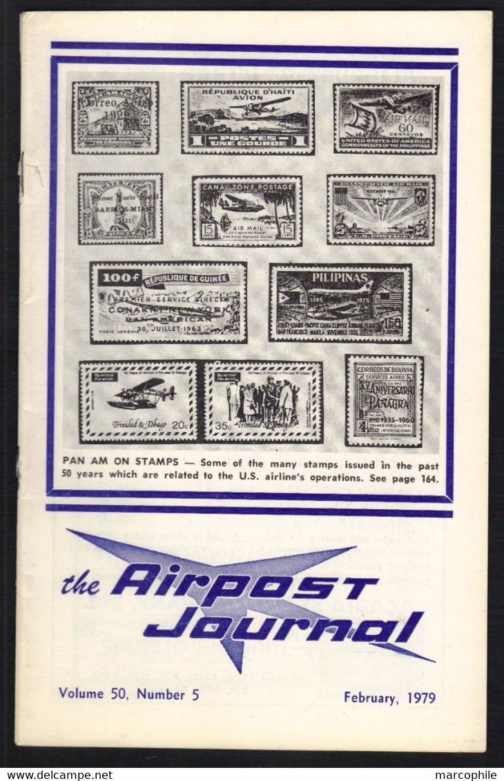 AEROPHILATELIE - THE AIRPOST JOURNAL / FEVRIER 1979 (ref CAT124) - Luchtpost & Postgeschiedenis