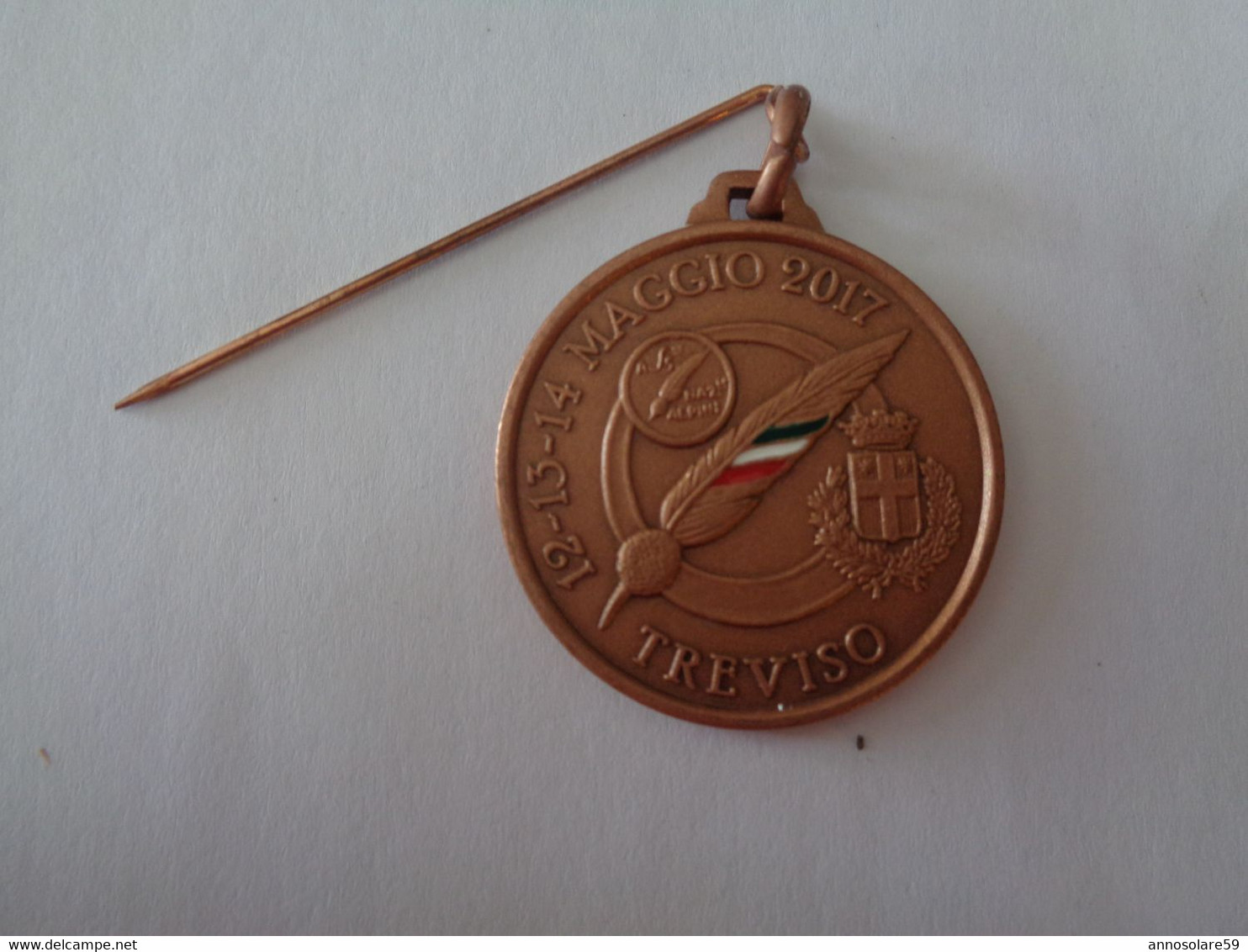 Medal, Medaglia Adunata Treviso 2017 - A.N.A. Associazione Nazionale Alpini  - LEGGI - Italie
