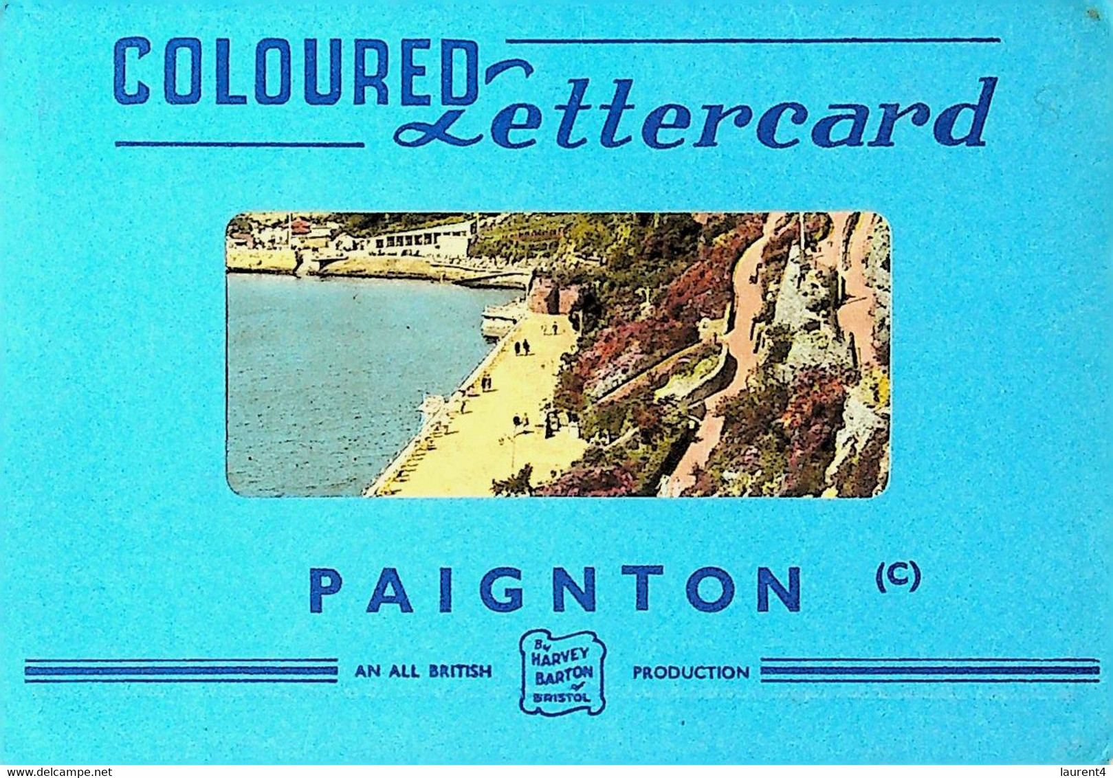 (Booklet 111) England - Paington Coloured Lettercard - Paignton