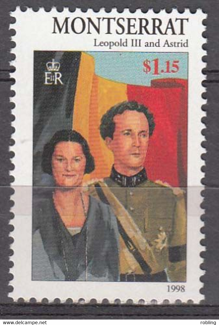 Montserrat 1998 Leopold III And Astrid   Michel 1040  MNH 28159 - Montserrat