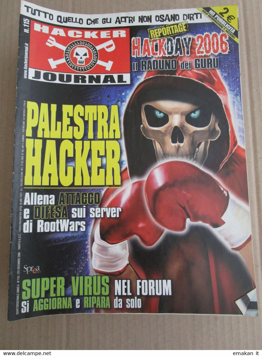 # HACKER JOURNAL N 115  MOLTI ALTRI NUMERI DISPONIBILI - Mode