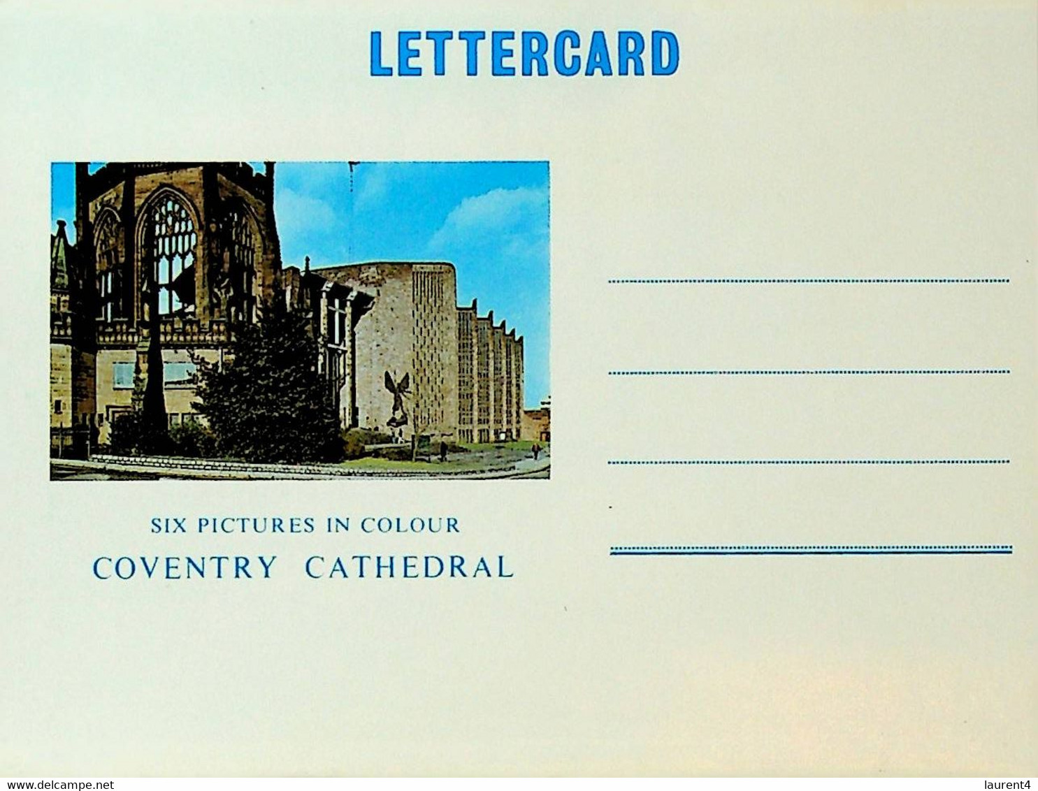 (Booklet 111) UK - Coventry Cathedral (Lettercard) - Coventry