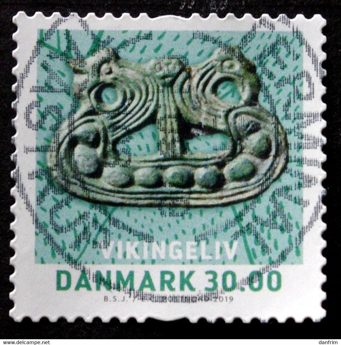 Denmark 2019   Minr.1970  (O)Viking Life : Artifacts Of The Viking Age  (lot G 55  ) - Usado