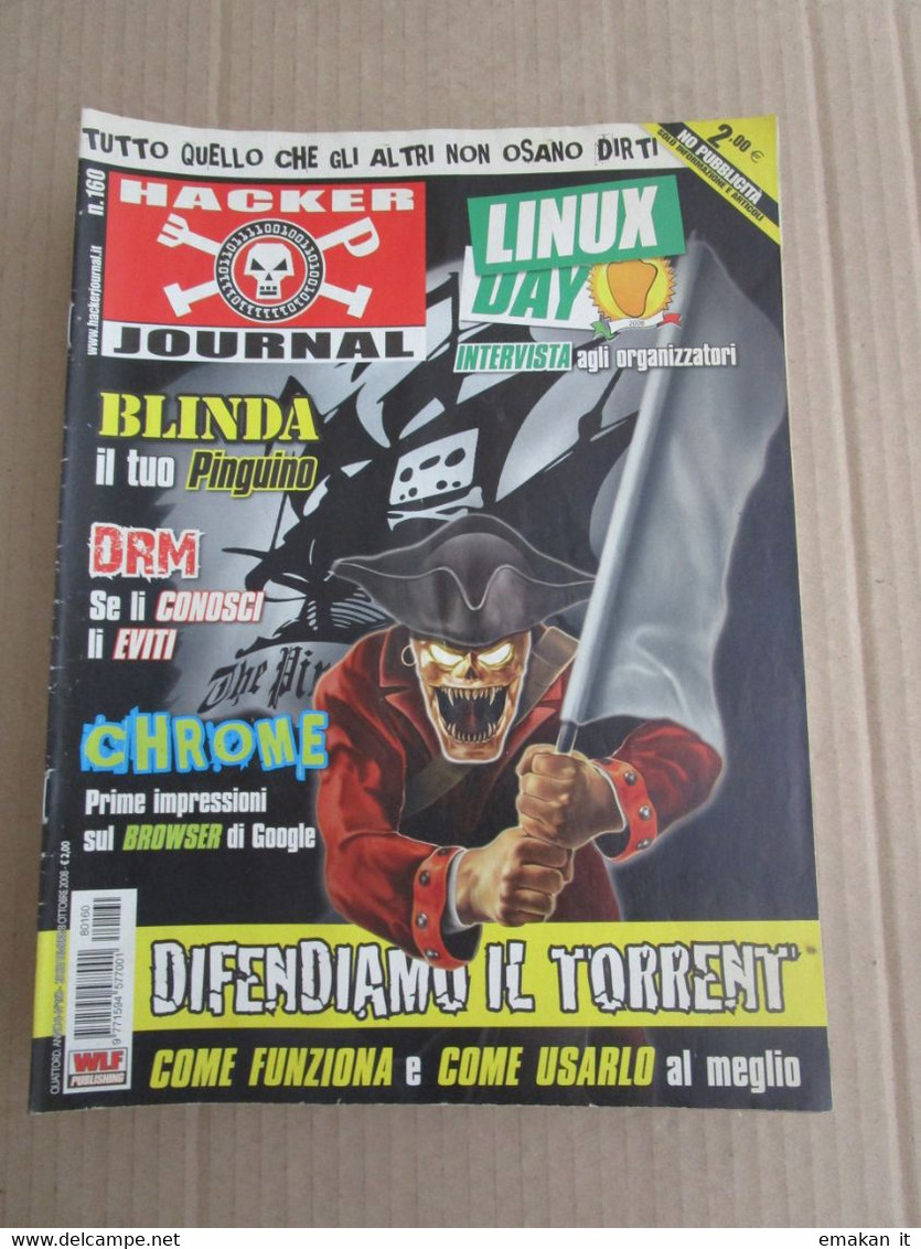 # HACKER JOURNAL N 160  MOLTI ALTRI NUMERI DISPONIBILI - Mode