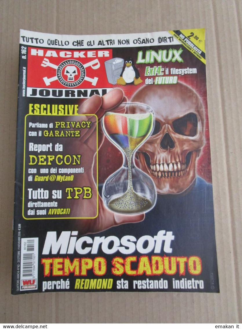 # HACKER JOURNAL N 162  MOLTI ALTRI NUMERI DISPONIBILI - Moda