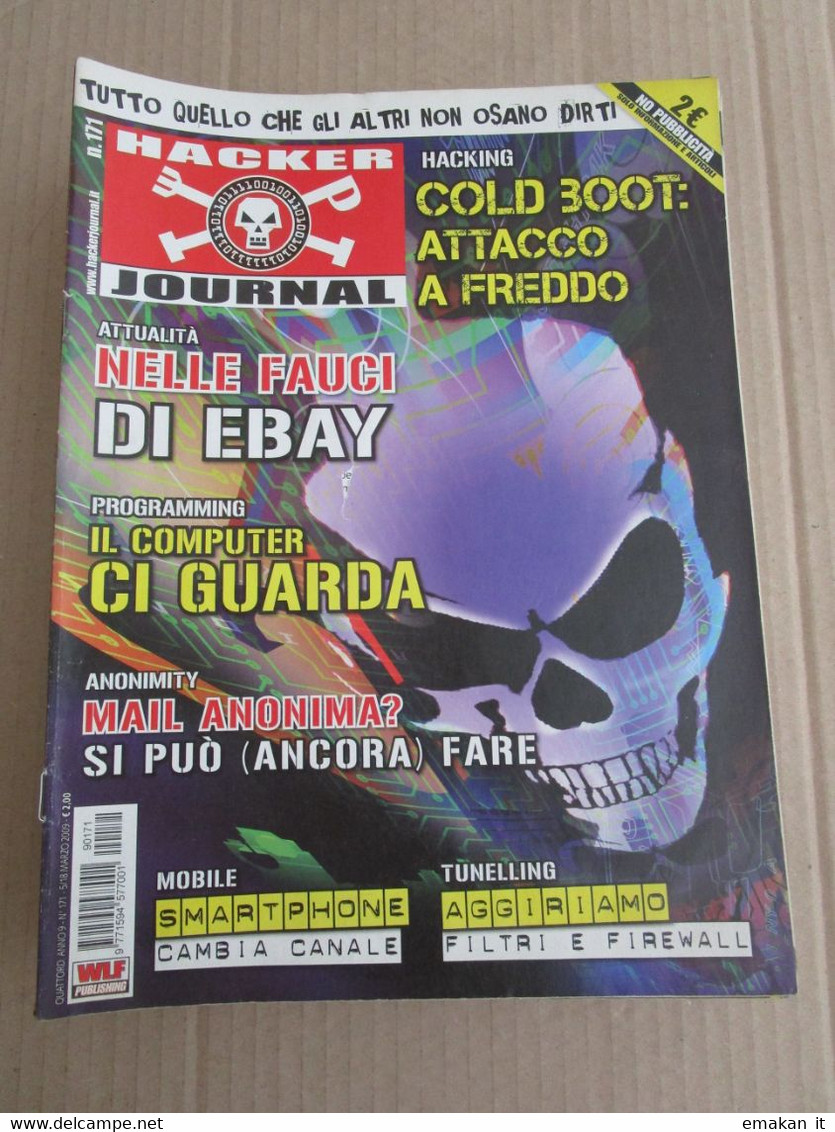 # HACKER JOURNAL N 171  MOLTI ALTRI NUMERI DISPONIBILI - Mode