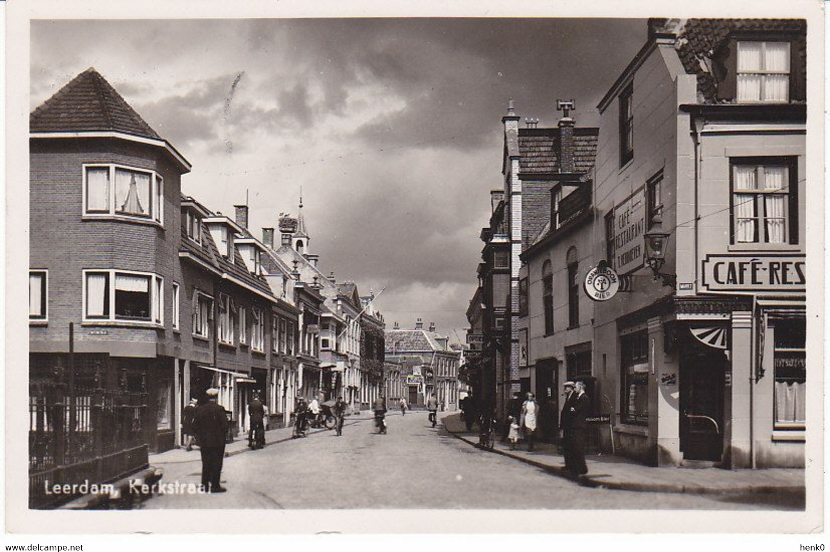 Leerdam Kerkstraat Café Verhoeven PW22 - Leerdam