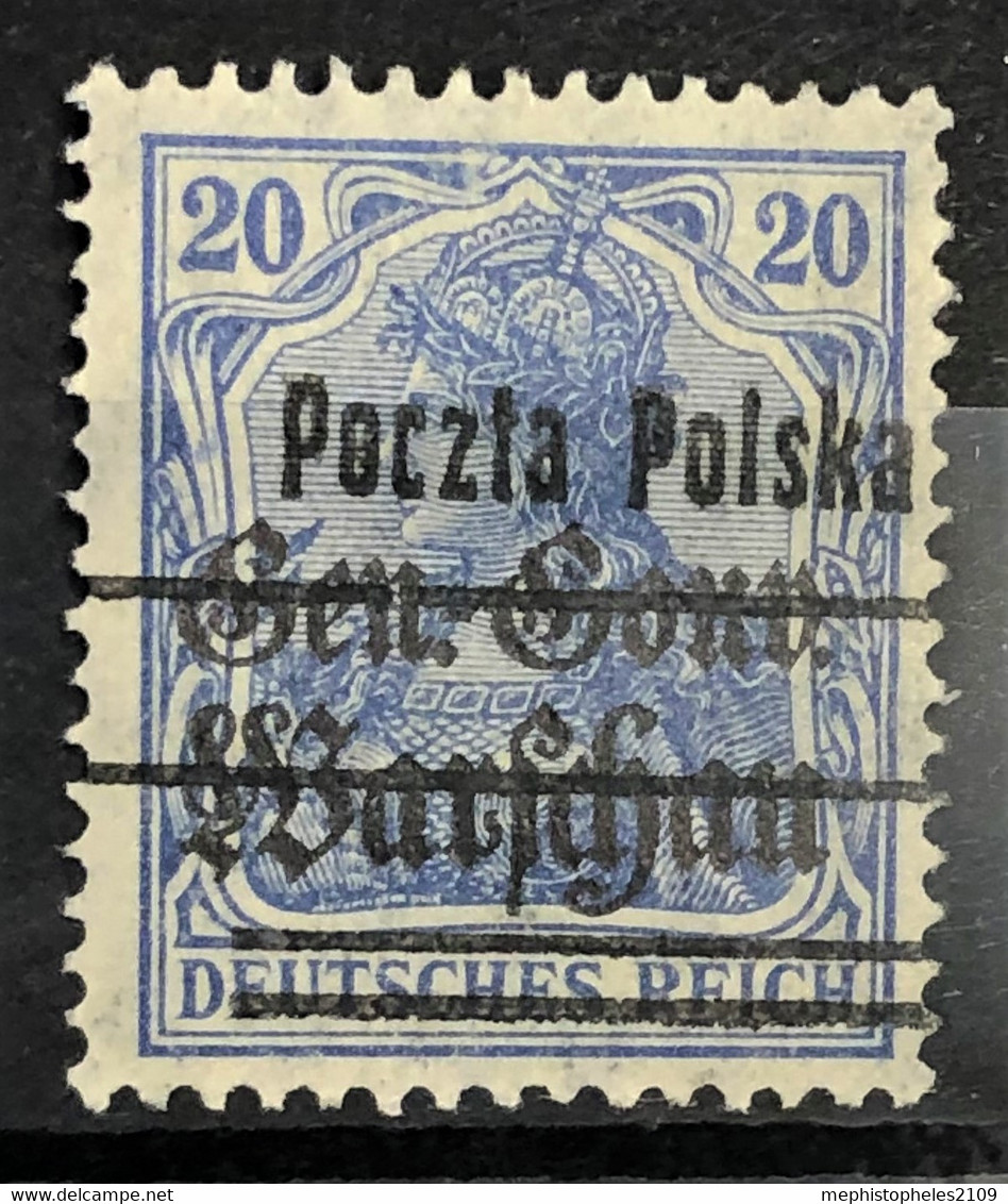 POLAND 1918/19 - MLH - Mi# 10c - 20pf - Nuovi