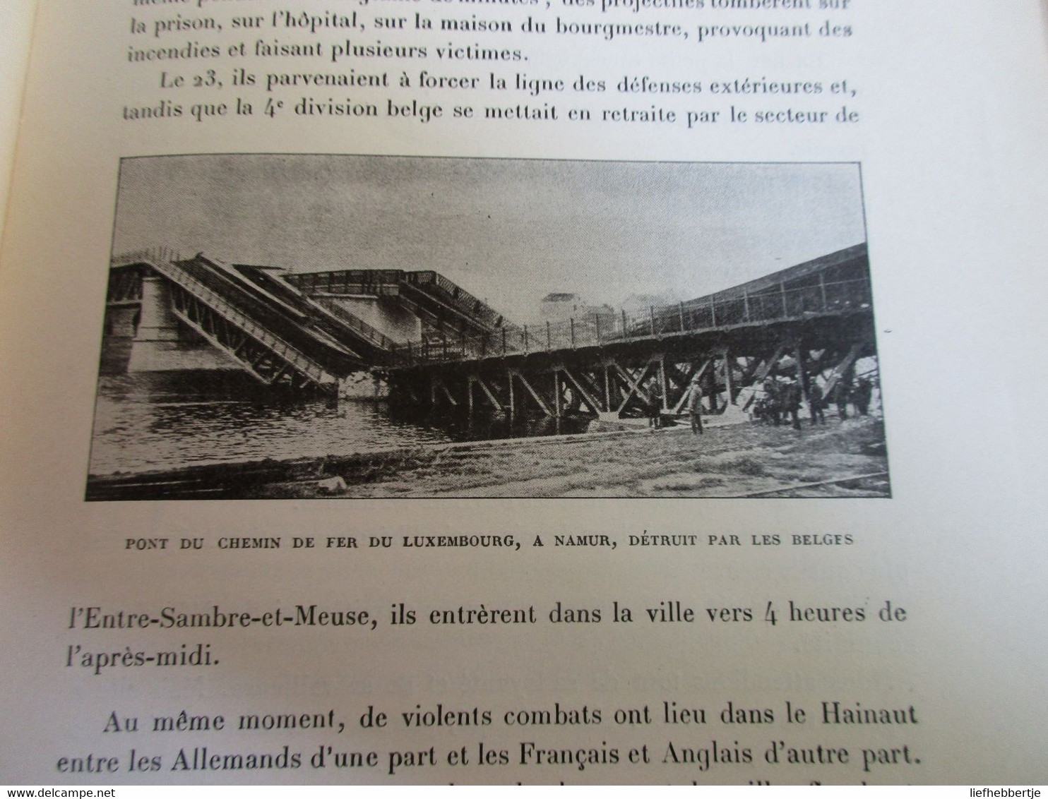 La Belgique et les Belges pendant la guerre : Dinant - Oostende Nieuwpoort Dikslmuide