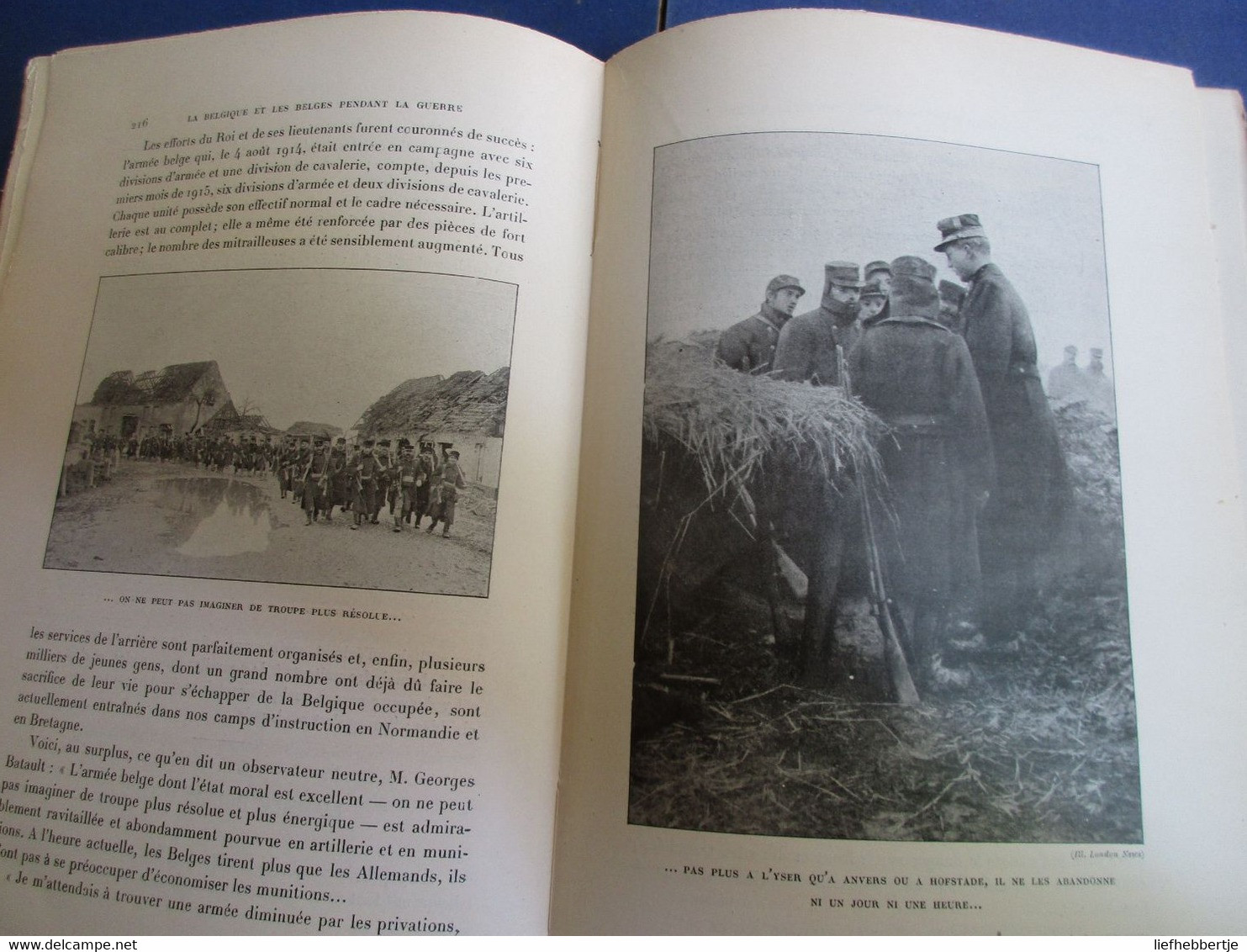 La Belgique et les Belges pendant la guerre : Dinant - Oostende Nieuwpoort Dikslmuide